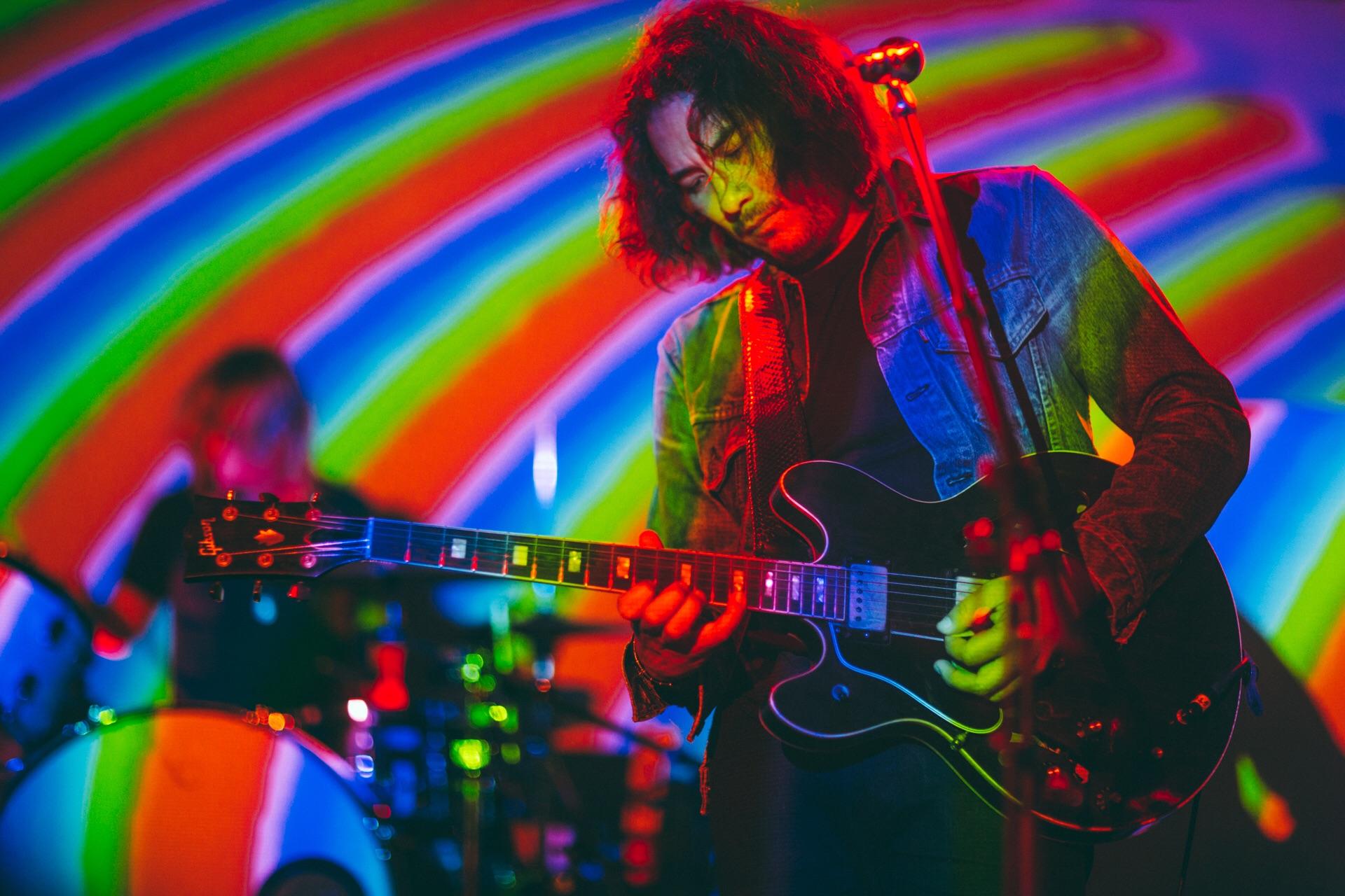 I photographed The Black Angels in Boston and this shot summed up the