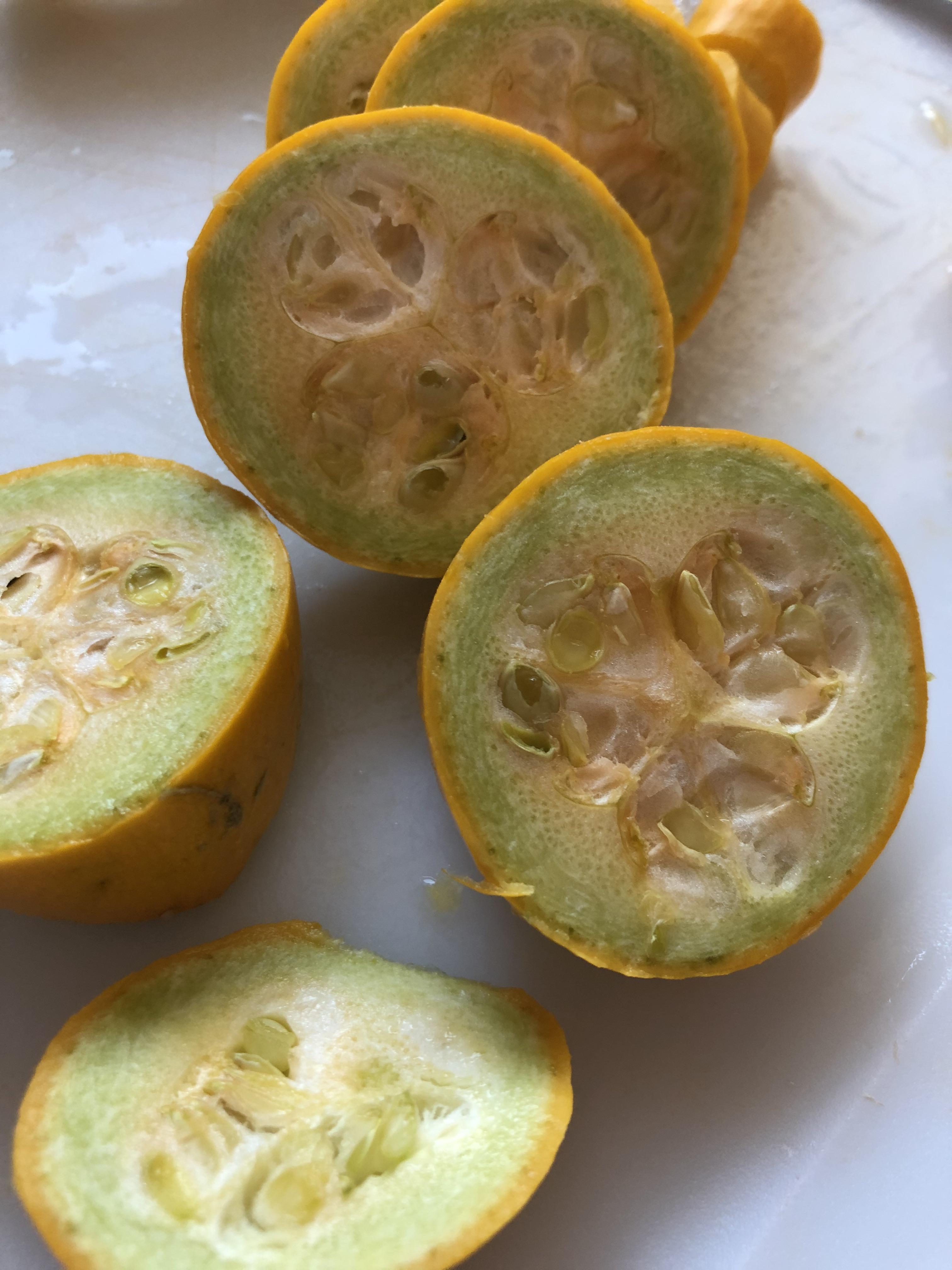 Cut open one of my squash and it’s green inside! Is it safe to eat? TIA