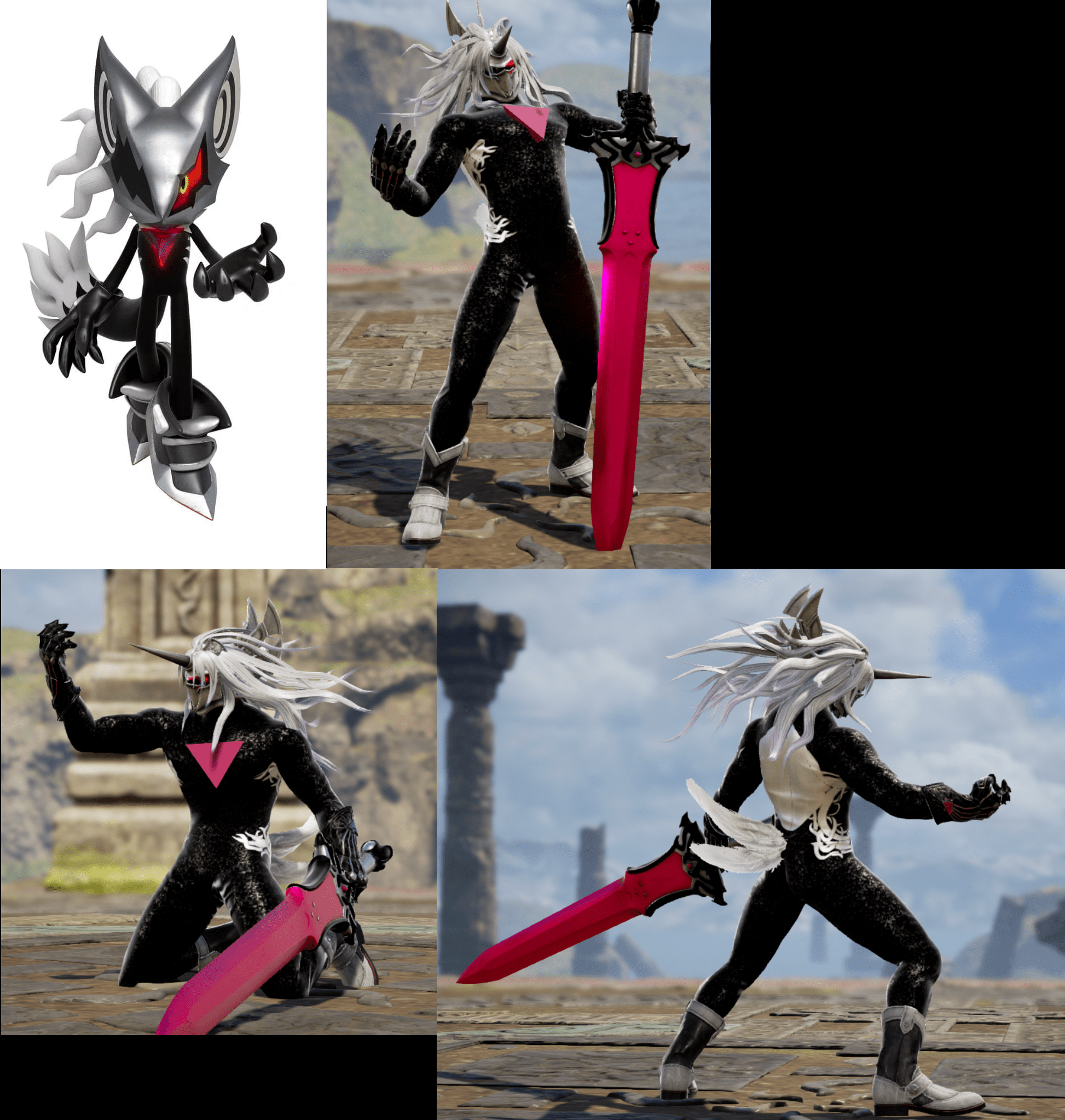 Nightmare cosplaying as Infinite (from Sonic Forces) It seemed like a