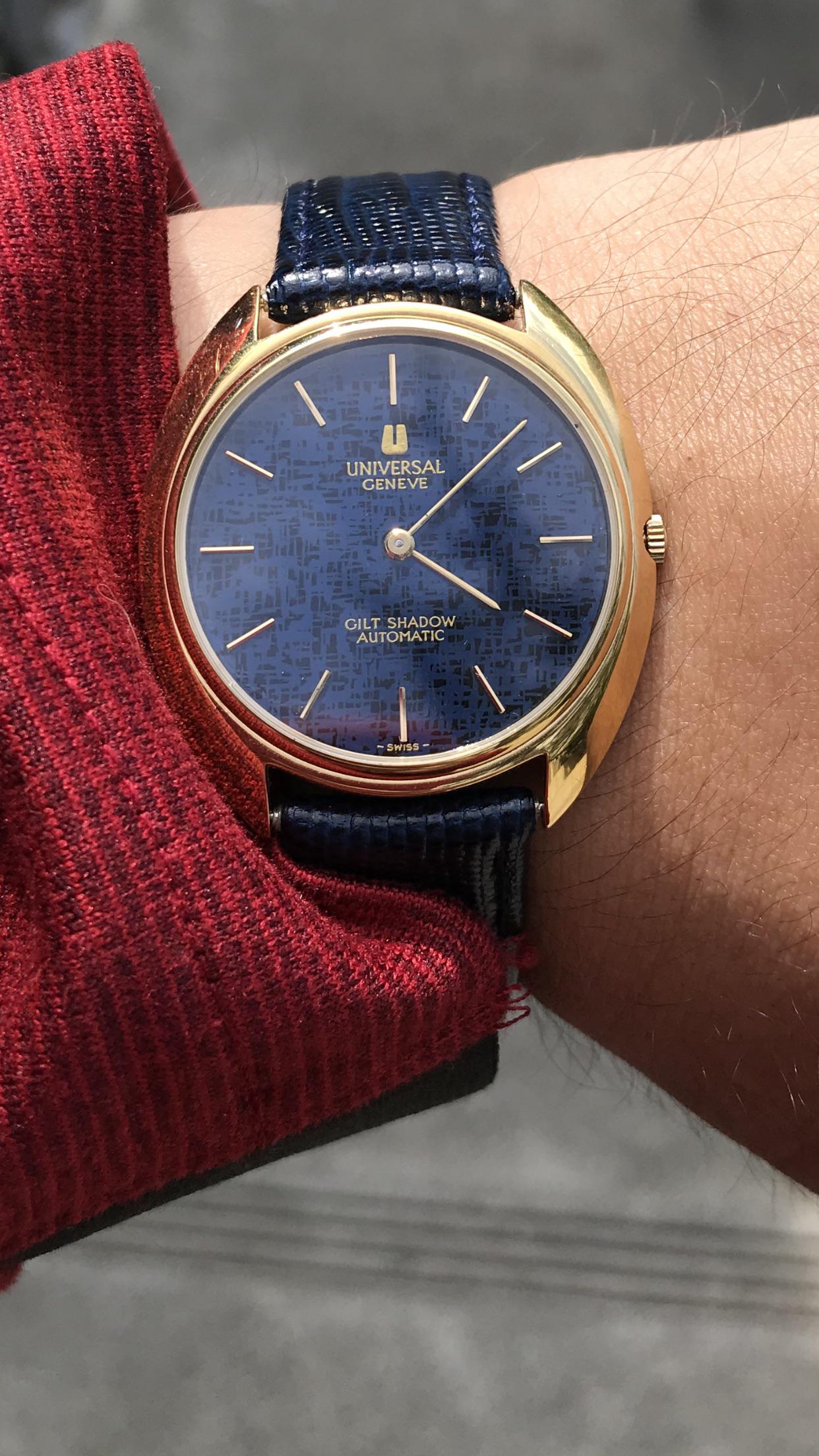 [Universal Geneve Gilt Shadow Automatic ] design by Gerald Genta r