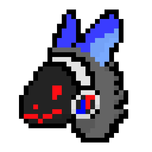 Another Protogen pixel art drawing [OC] protogen