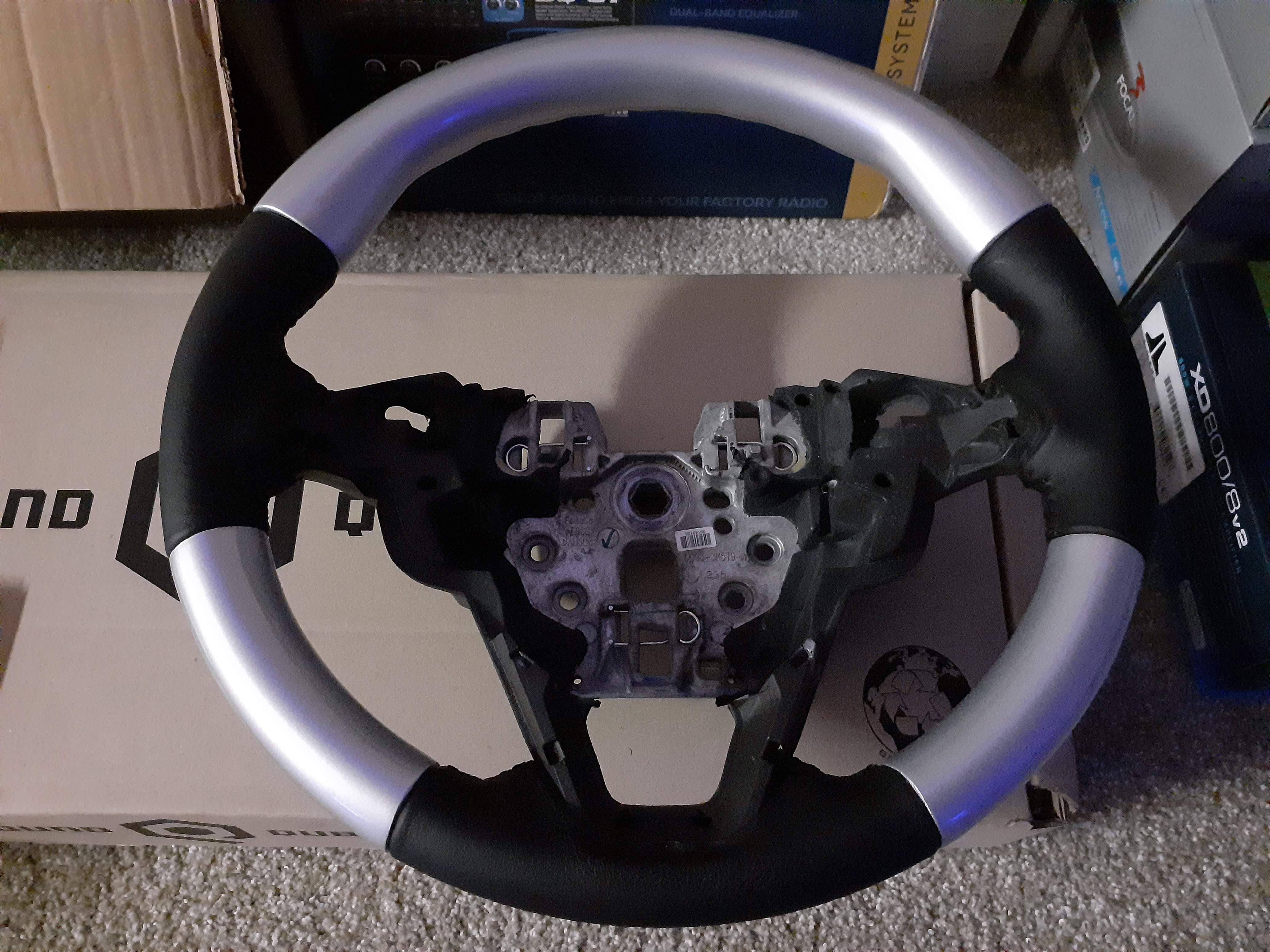 Steering wheel finished ready for install r/fordfusion