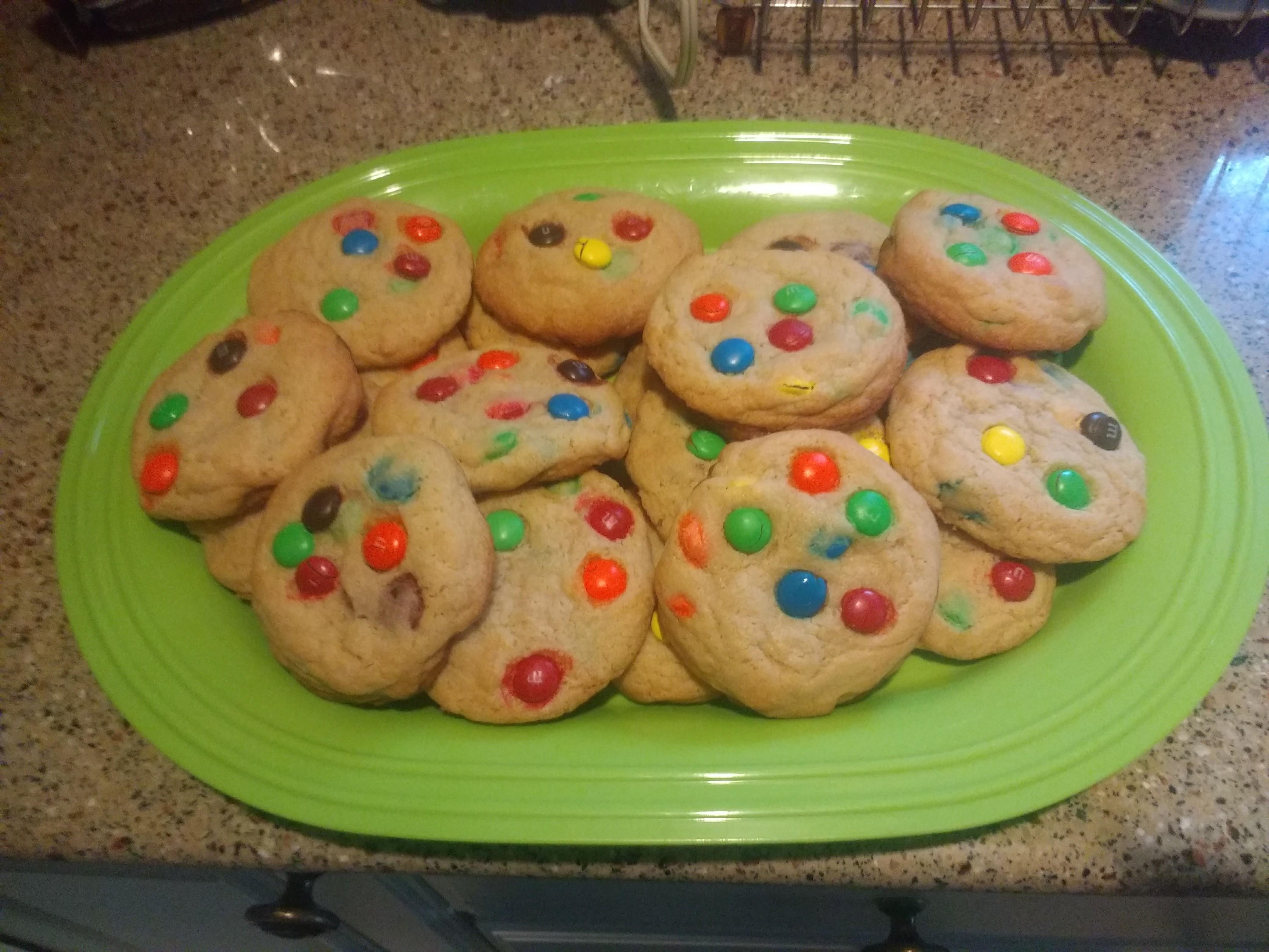 M&M cookies r/Baking