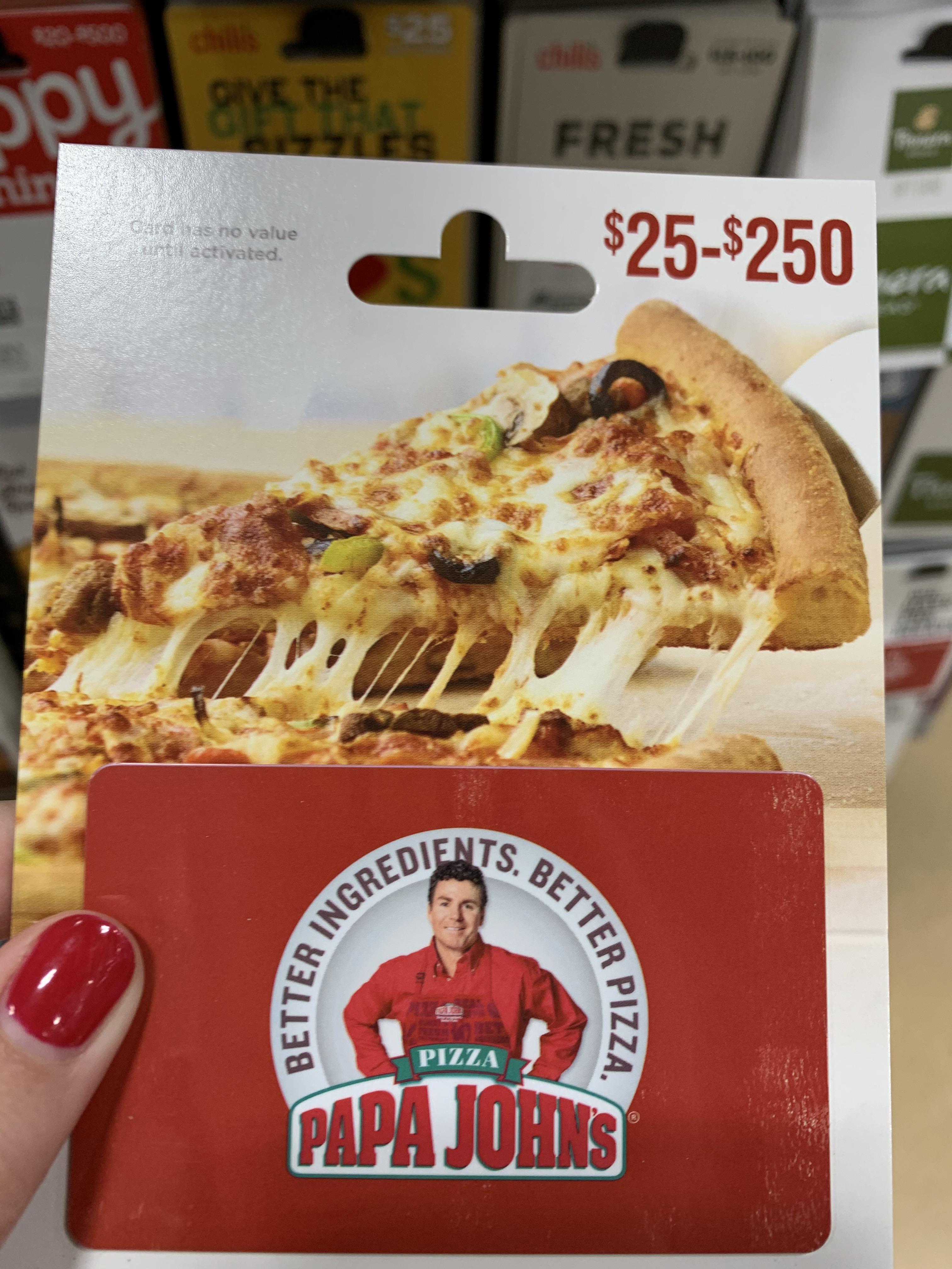 Papa Johns gift cards still have the OG Papa on them 🤔 r/h3h3productions