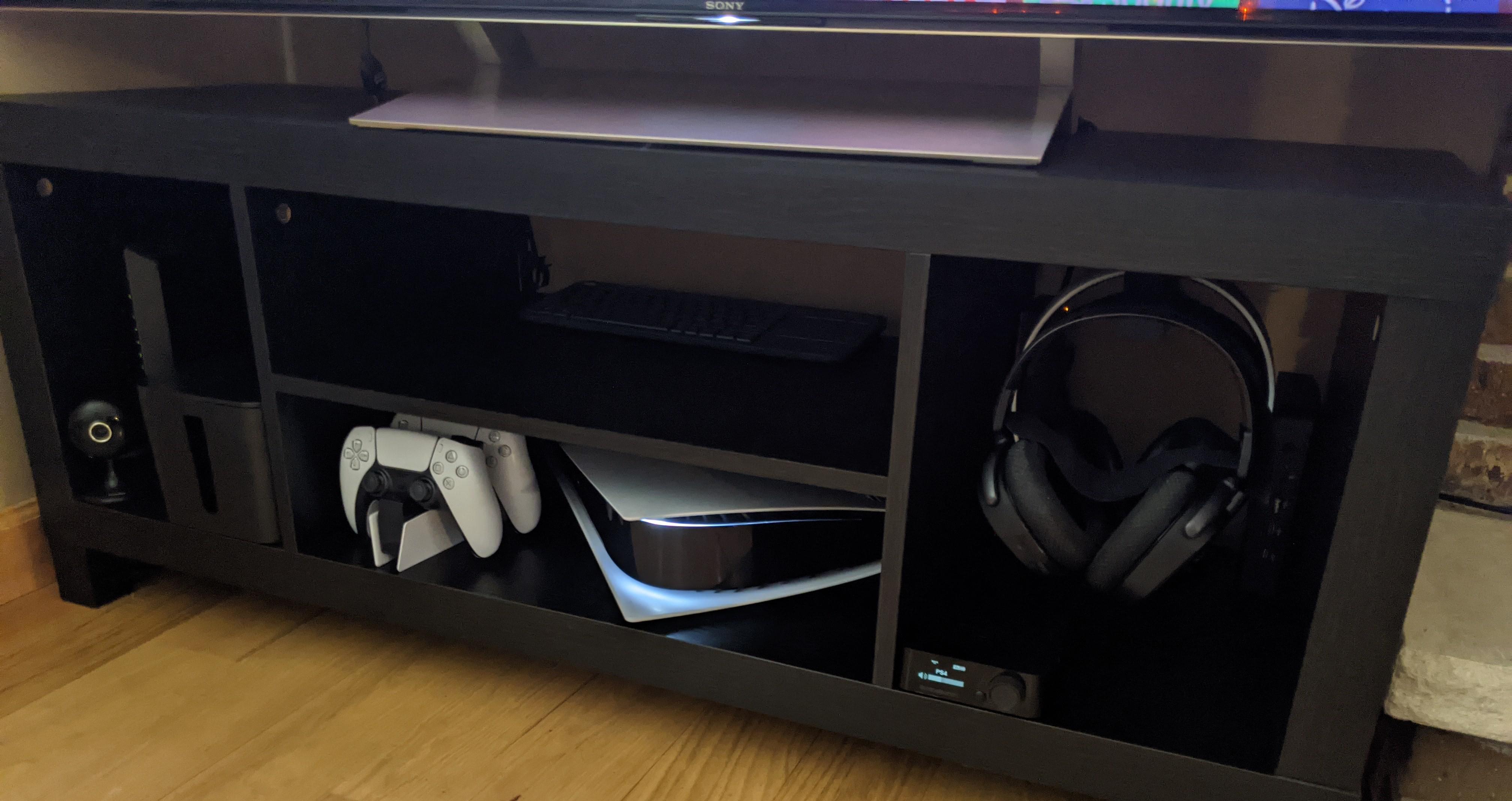 My Horizontal PS5 Placement r/PS5