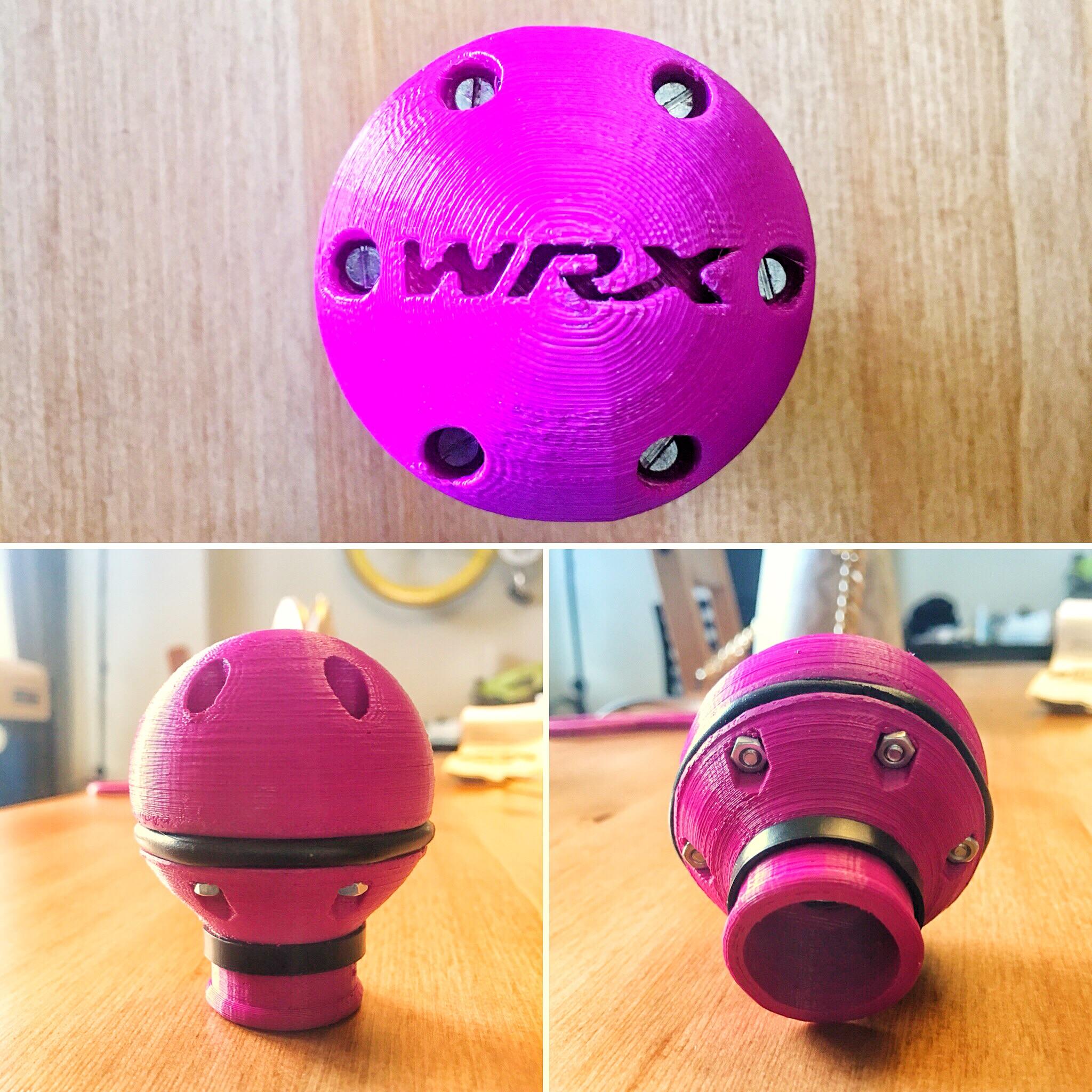 3D Printed and styled a shift knob for my WRX! r/WRX