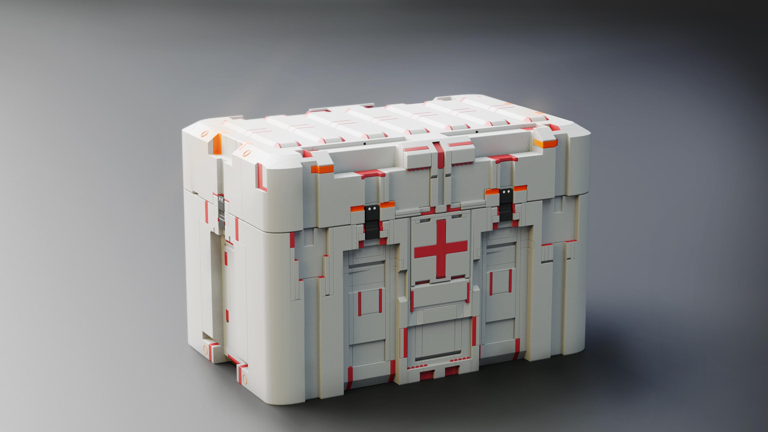 Emergency Crate Hs Practice 6 r/3Dmodeling