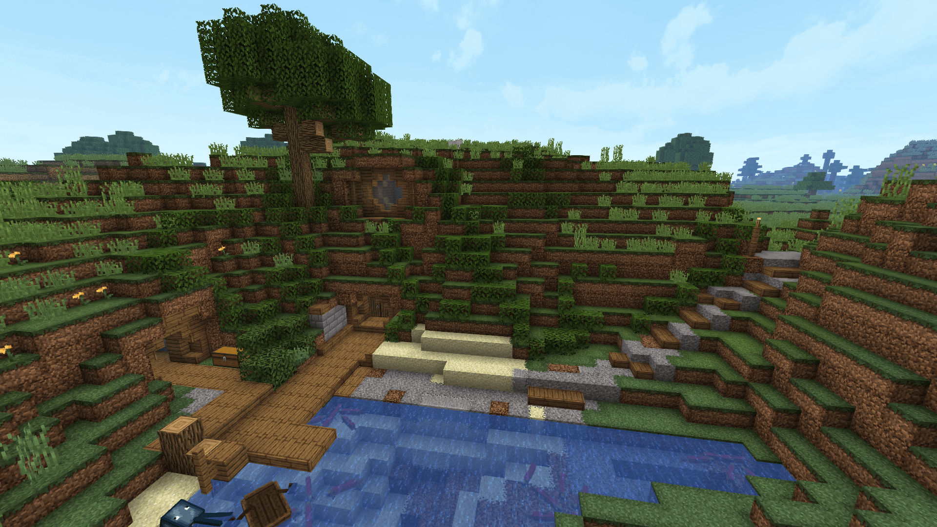 My little spruce hillside house Minecraft