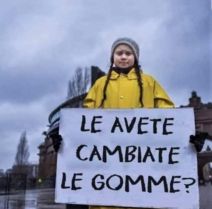 🔴 Greta Vi tengo d'occhio! 🤪😟 Italian