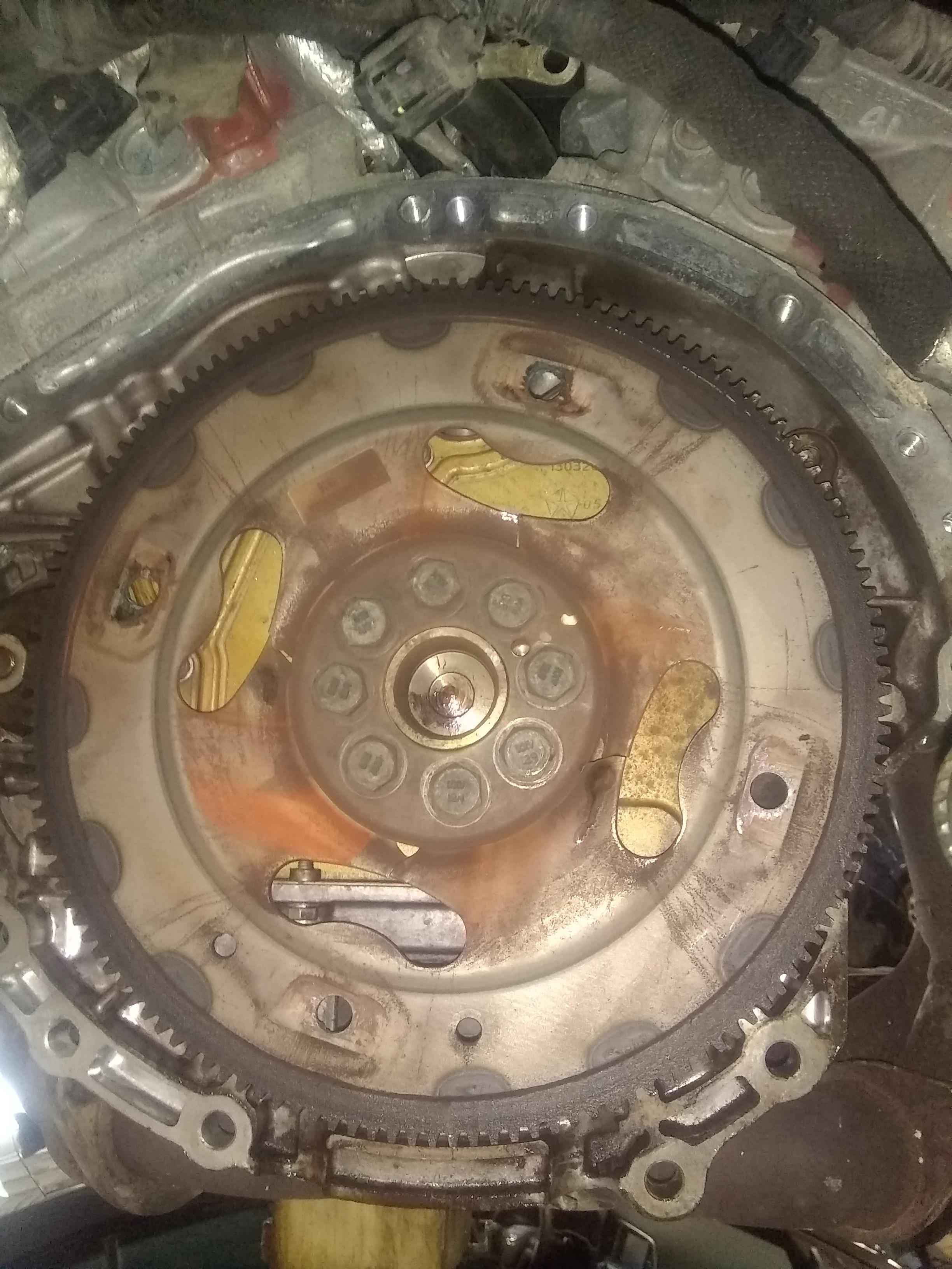 Broken fly wheel, again.