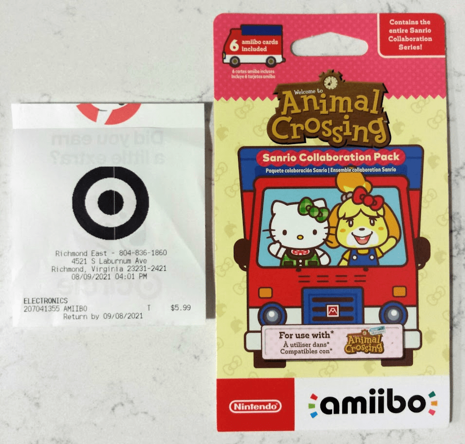 Fresh shipment of Sanrio amiibo cards at Richmond, VA Target r/amiibo