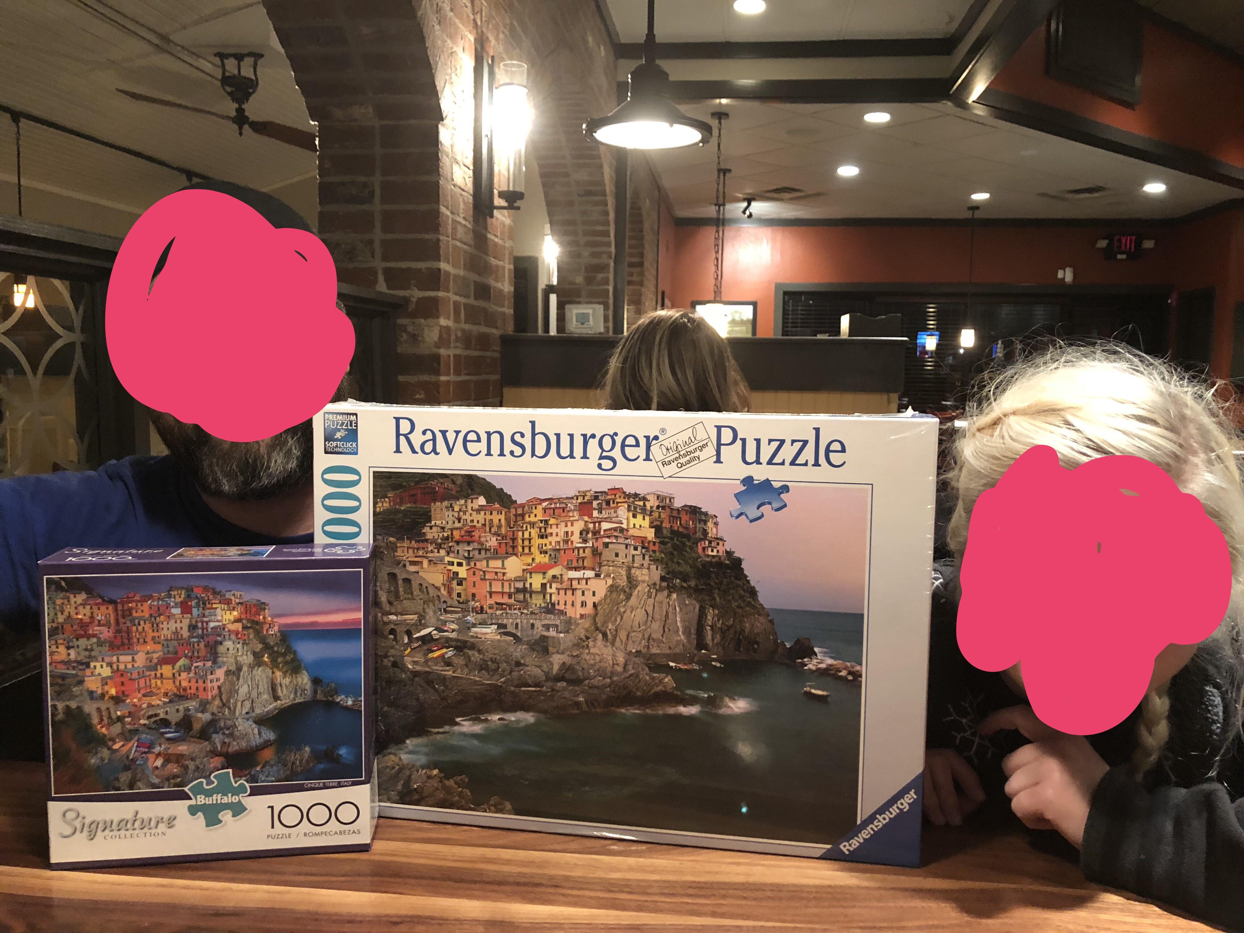 Sister and I got each other the same exact but different puzzle for