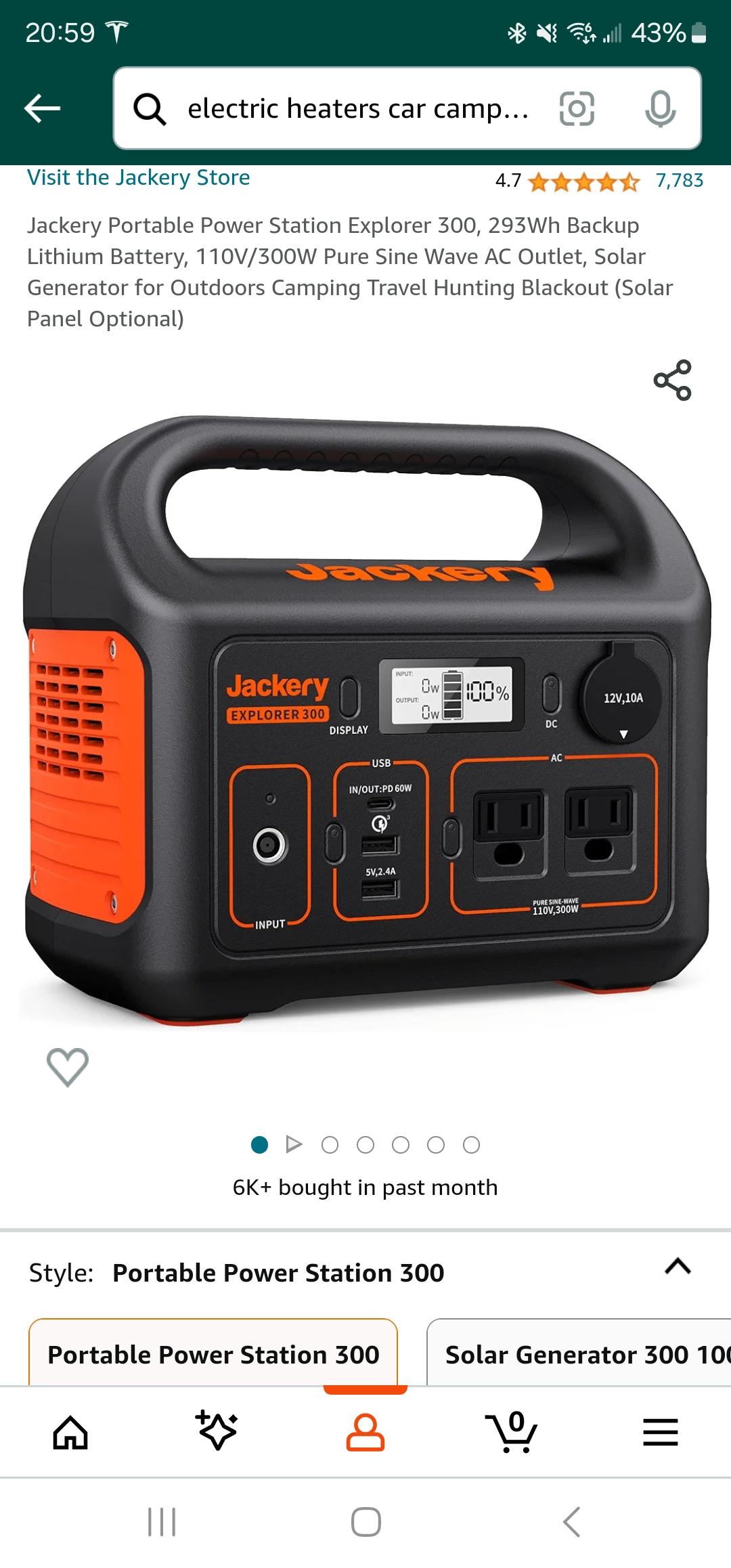 I bought this cheaper Jackery in 2021. I camped without any source of