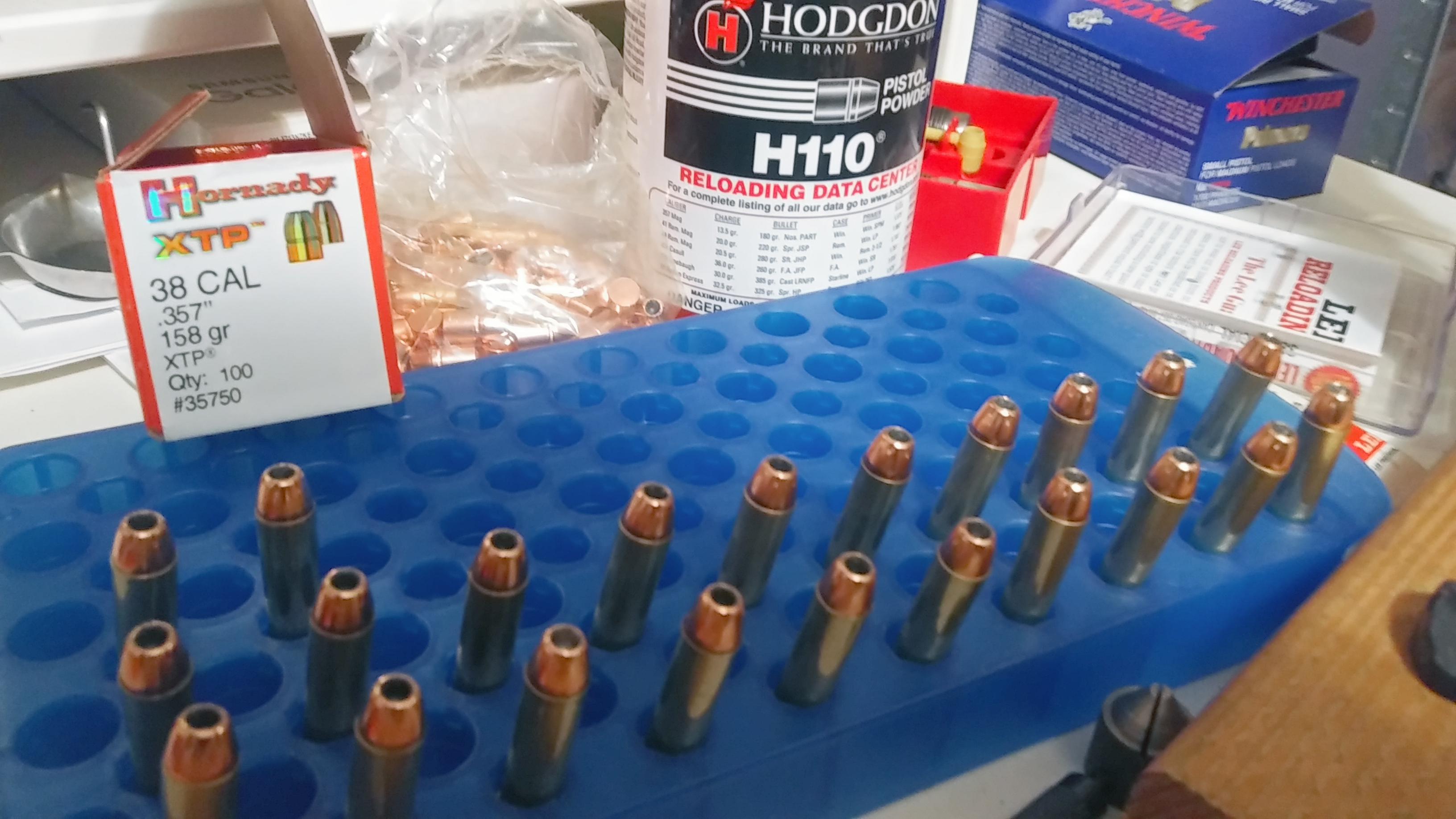 Trying to recreate old .357 magnum loads pre wussification. Using 16.7