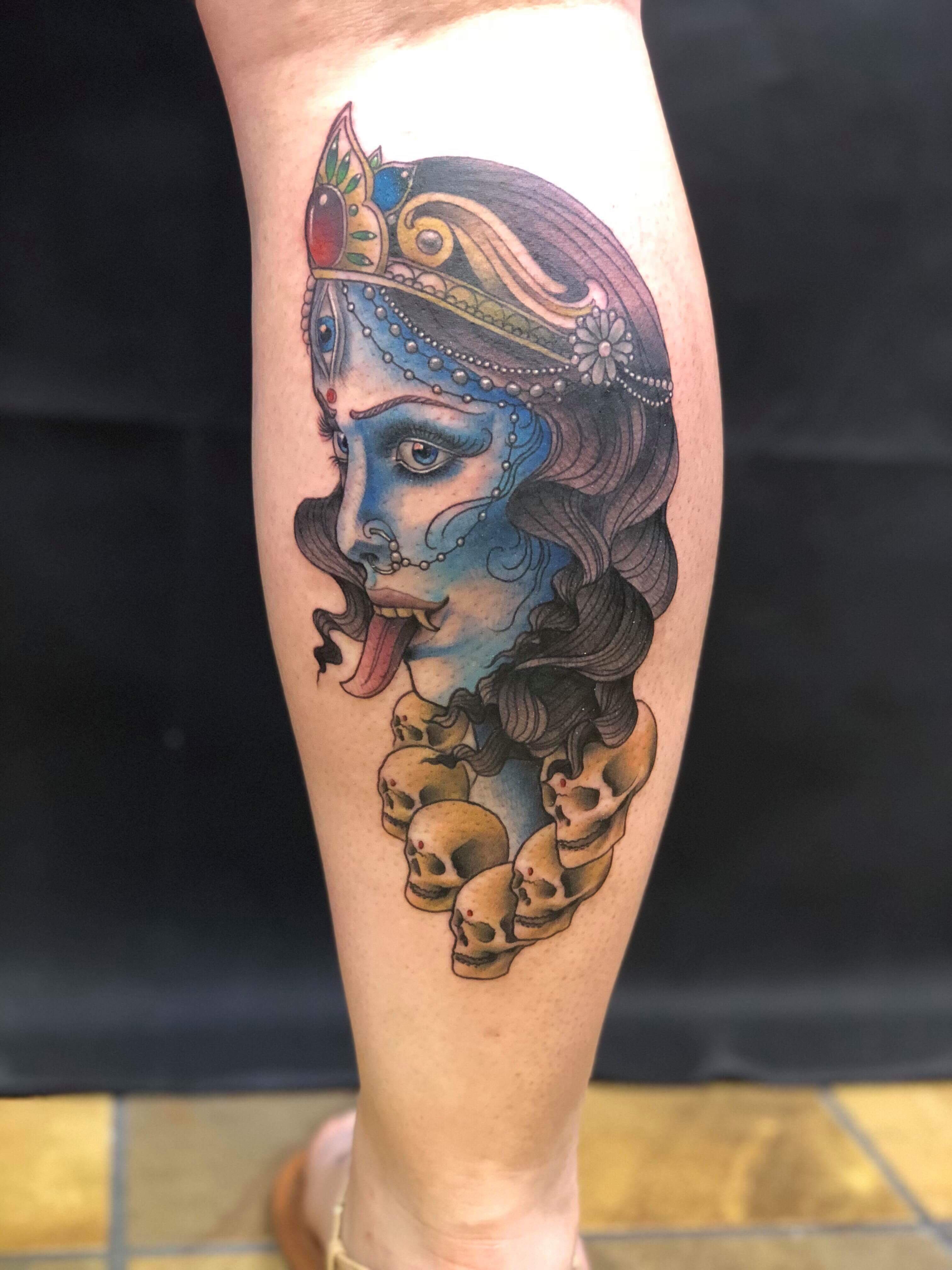 Kali ma In NeoTrad by Larry Lockwood of Ink Addiction, Valdosta Ga