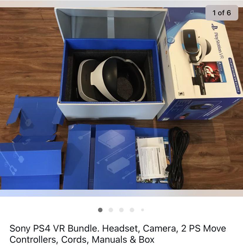 I just got this PSVR used on eBay. It didn’t have a pic of the little