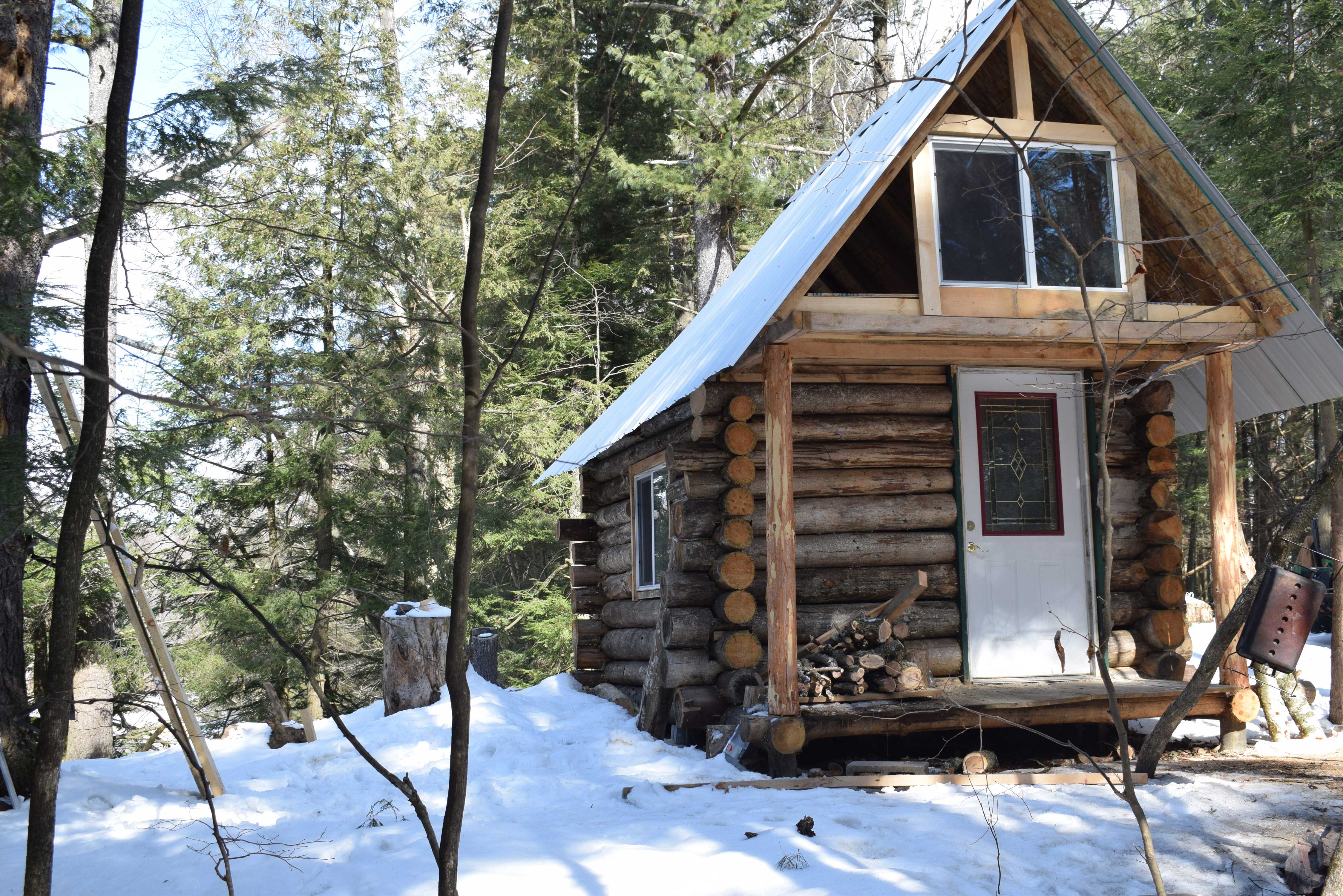Cabin build continues Wisconsin[4496x3000][OC] r/CabinPorn