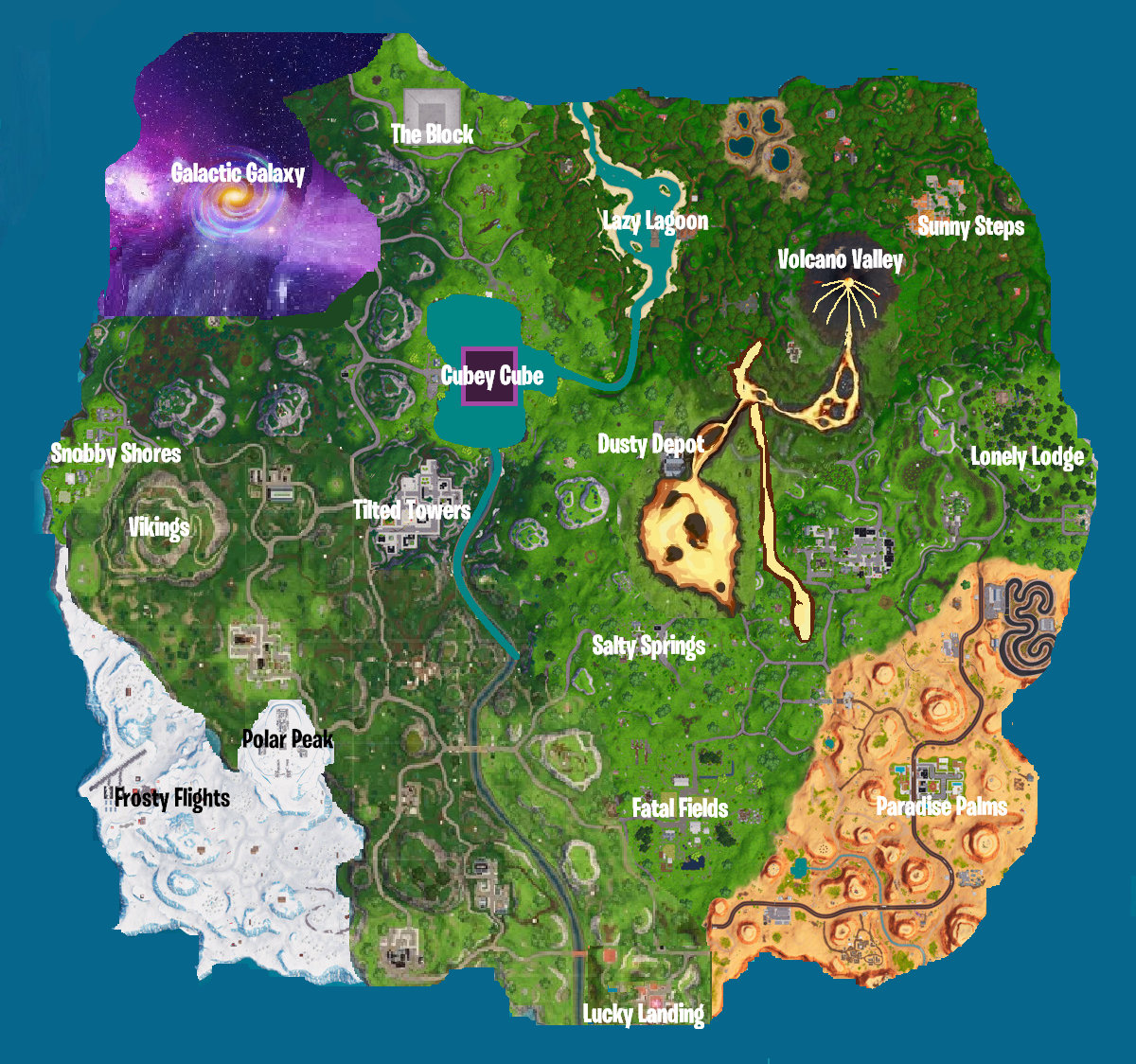 Fortnite Chapter 2 Season 9 Map Concept