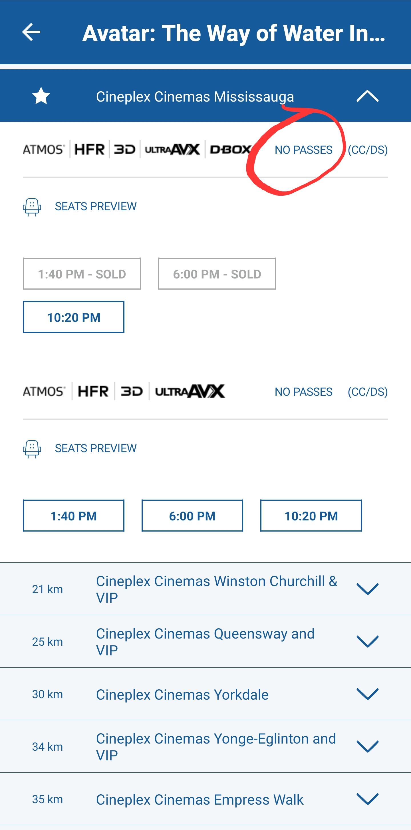 What does "no passes" mean? Can I still use my tickets for