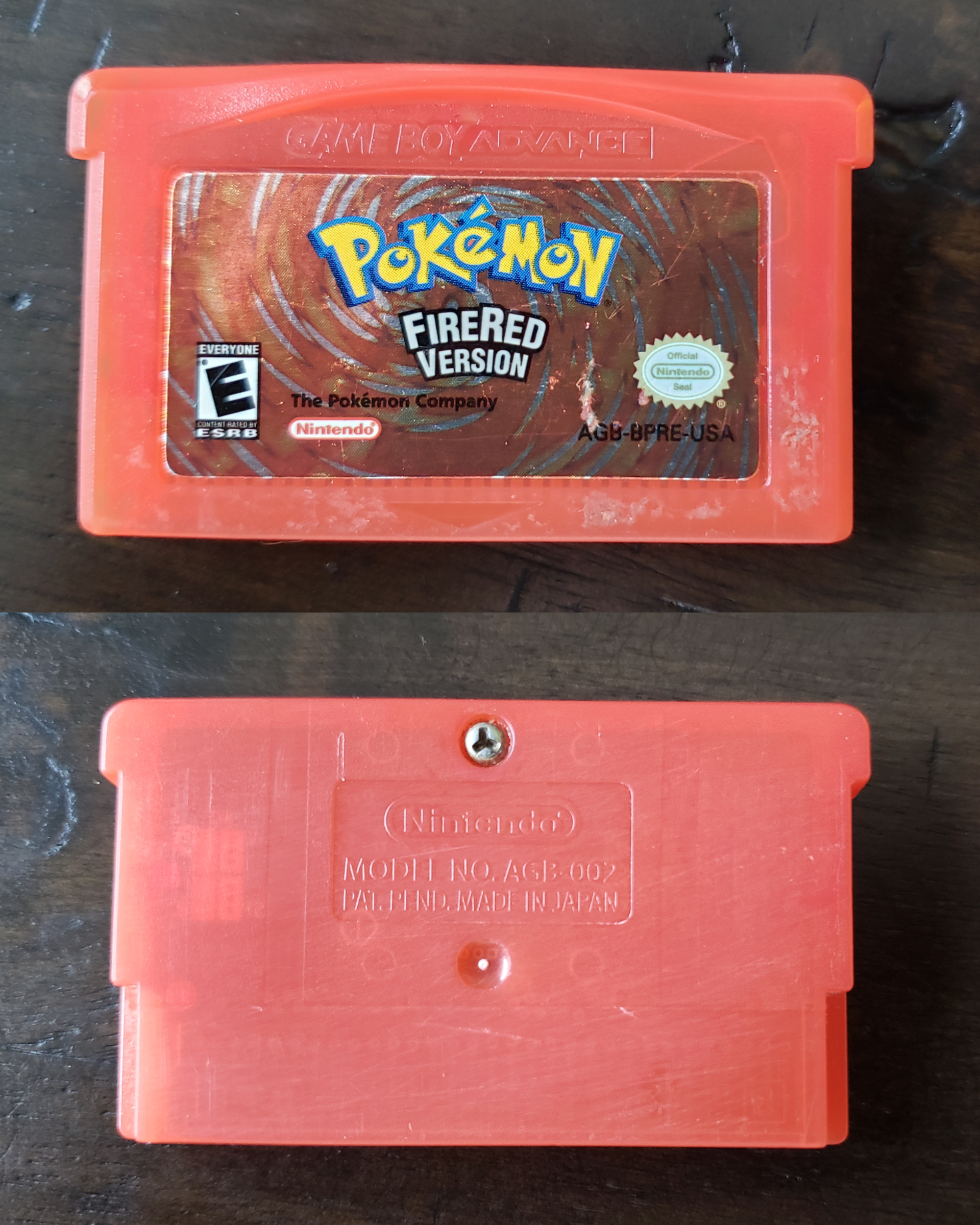 Real or fake? Used Pokemon Fire Red from Gamestop. r/GameboyAdvance