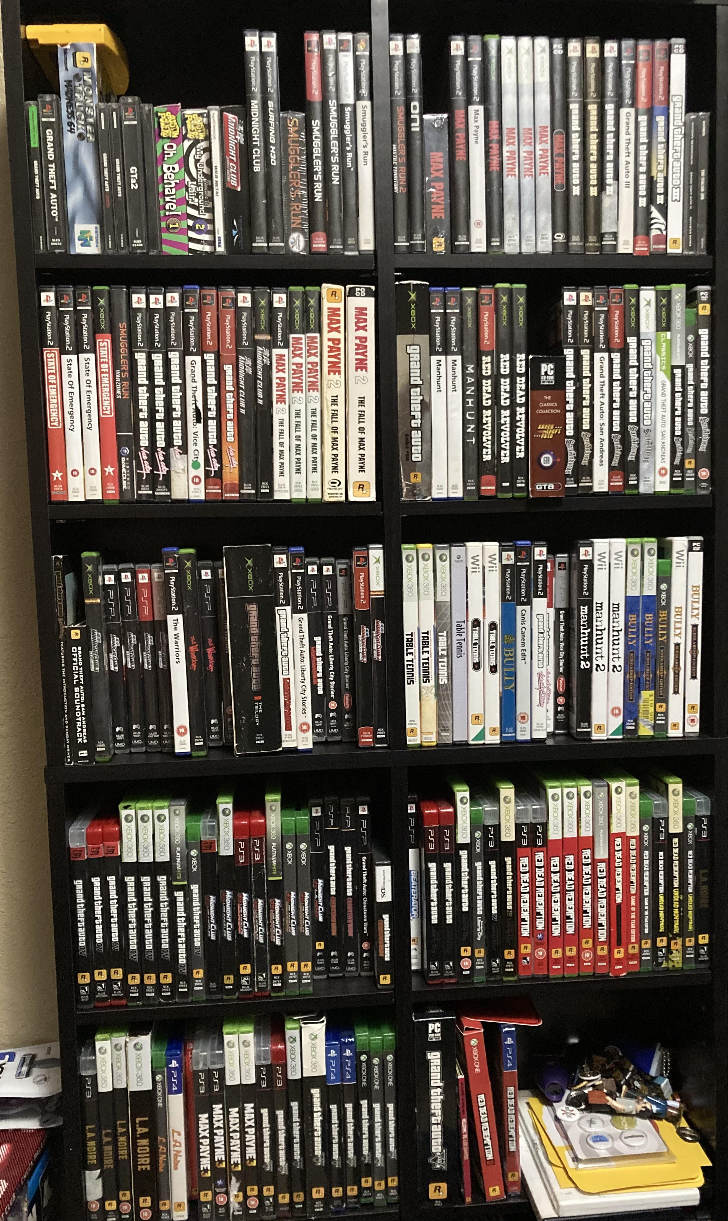 My Still Growing Rockstar Games Collection r/gamecollecting