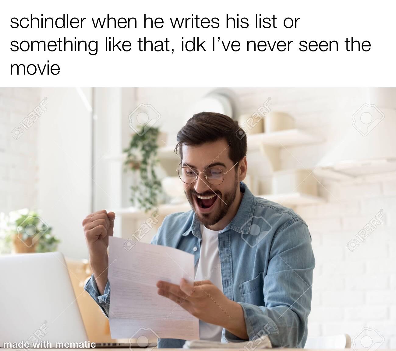 schindler’s list?? memes