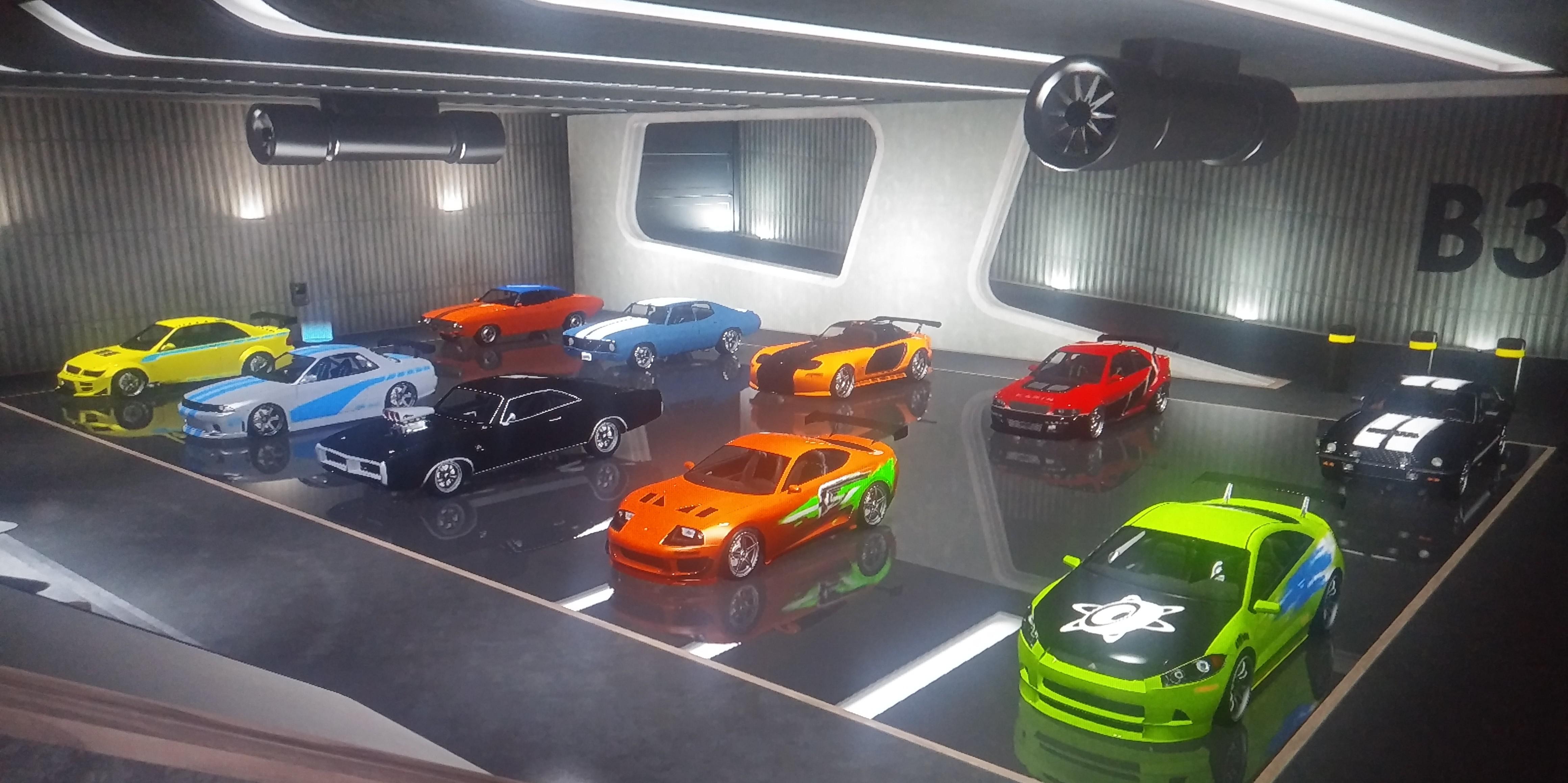 How about my The Fast and the Furious garage?