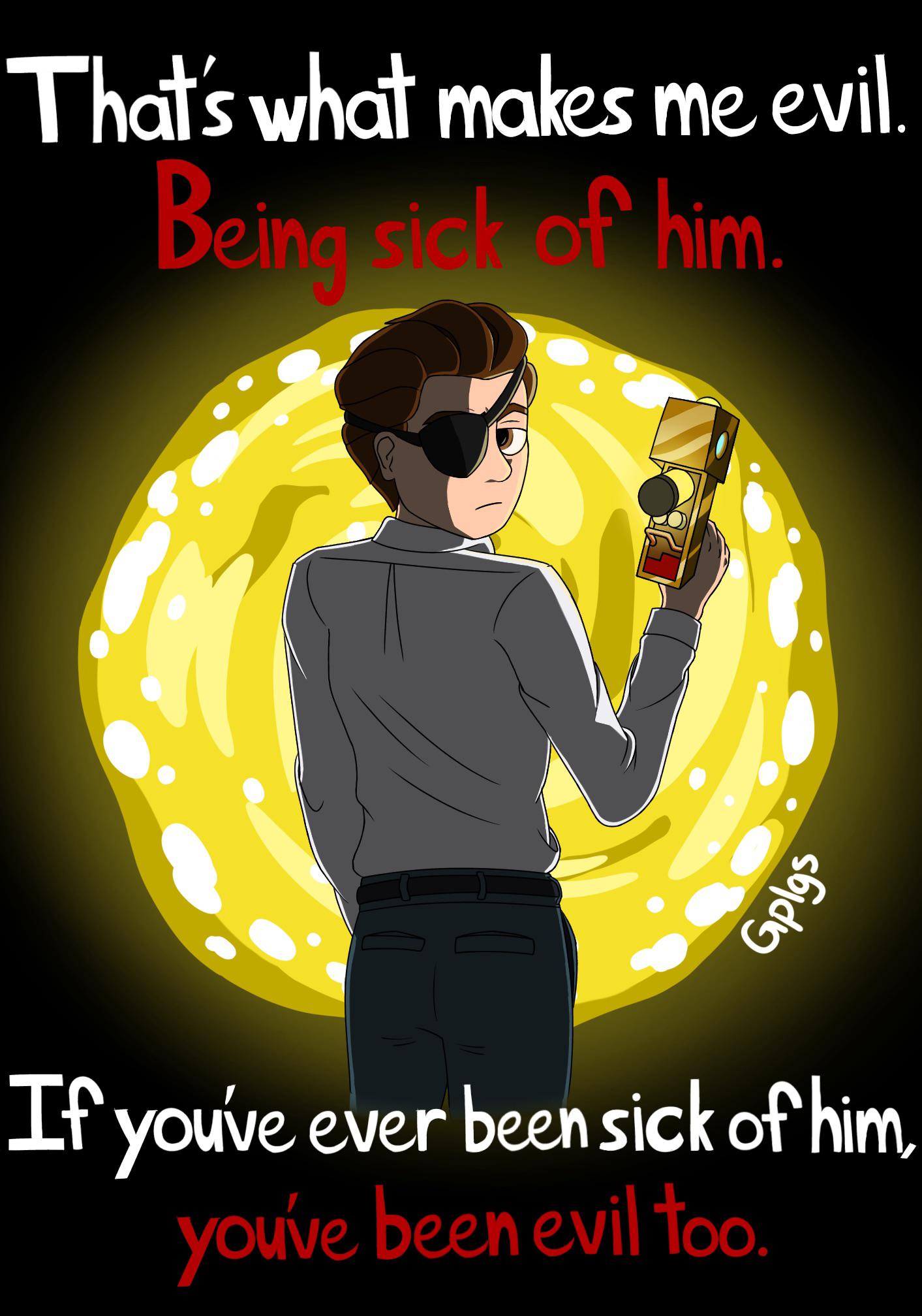 Evil Morty! My first R&M fan art after being a fan for years, and