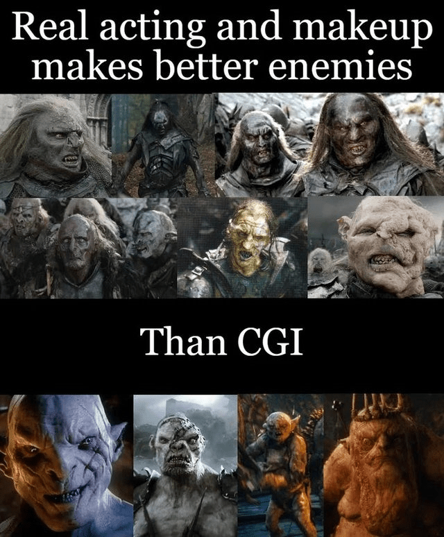 Orcs Lord Of The Rings Makeup