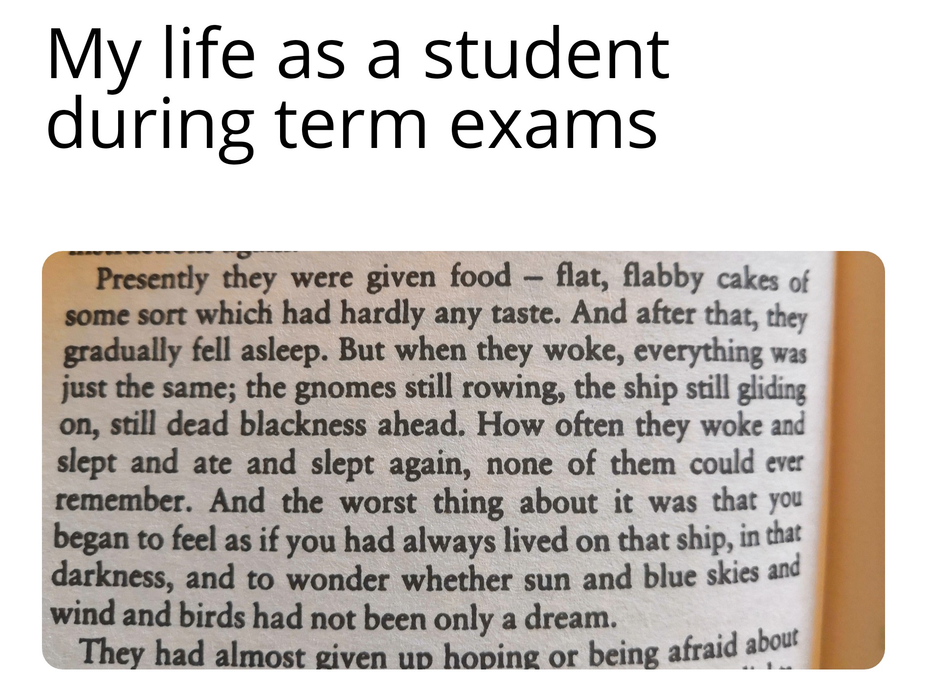 Accurate, thank you "The Silver Chair" r/NarniaMemes