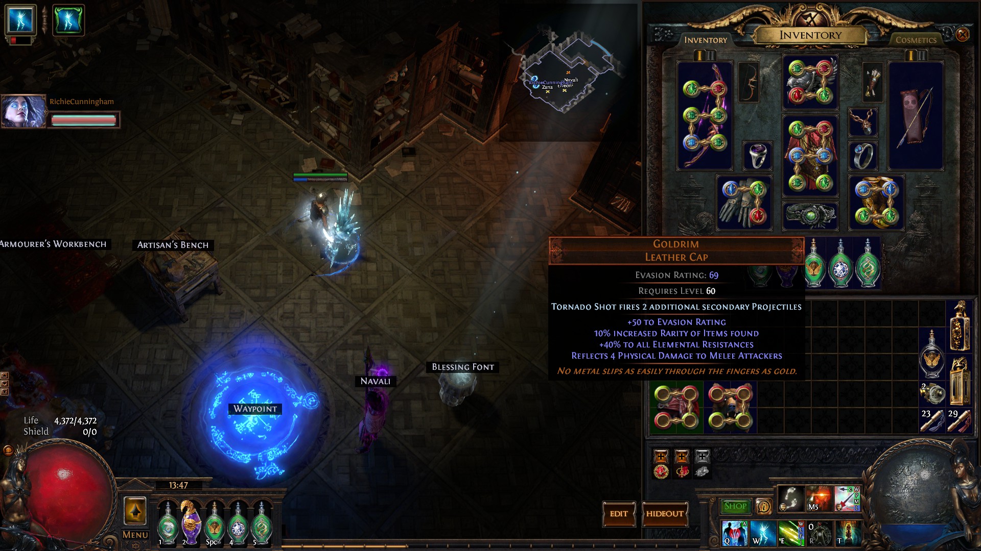 Always bring two helmets for lab enchants.... r/pathofexile