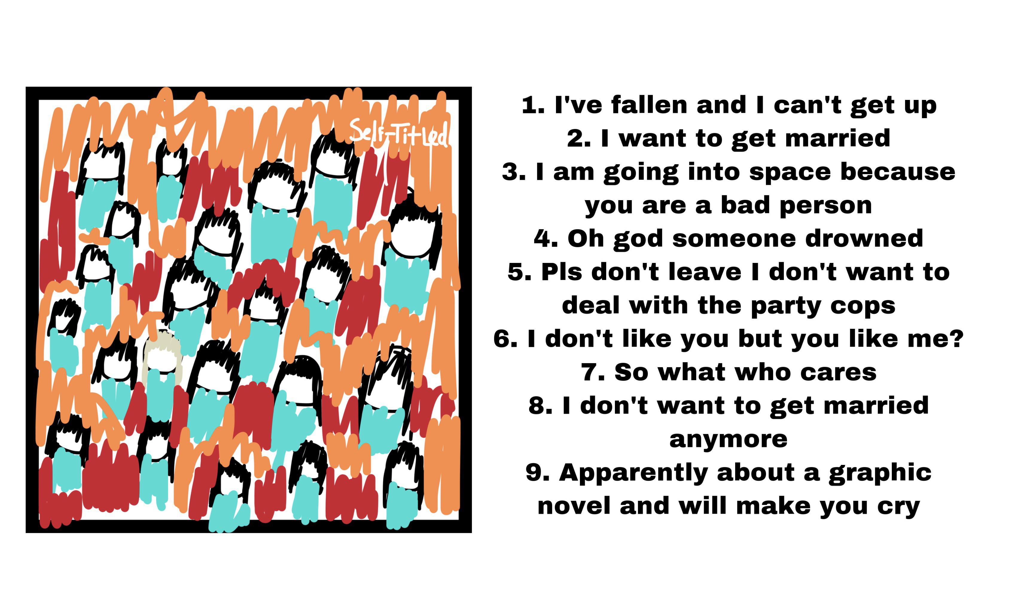 Album in a nutshell I made for selftitled! r/alvvays