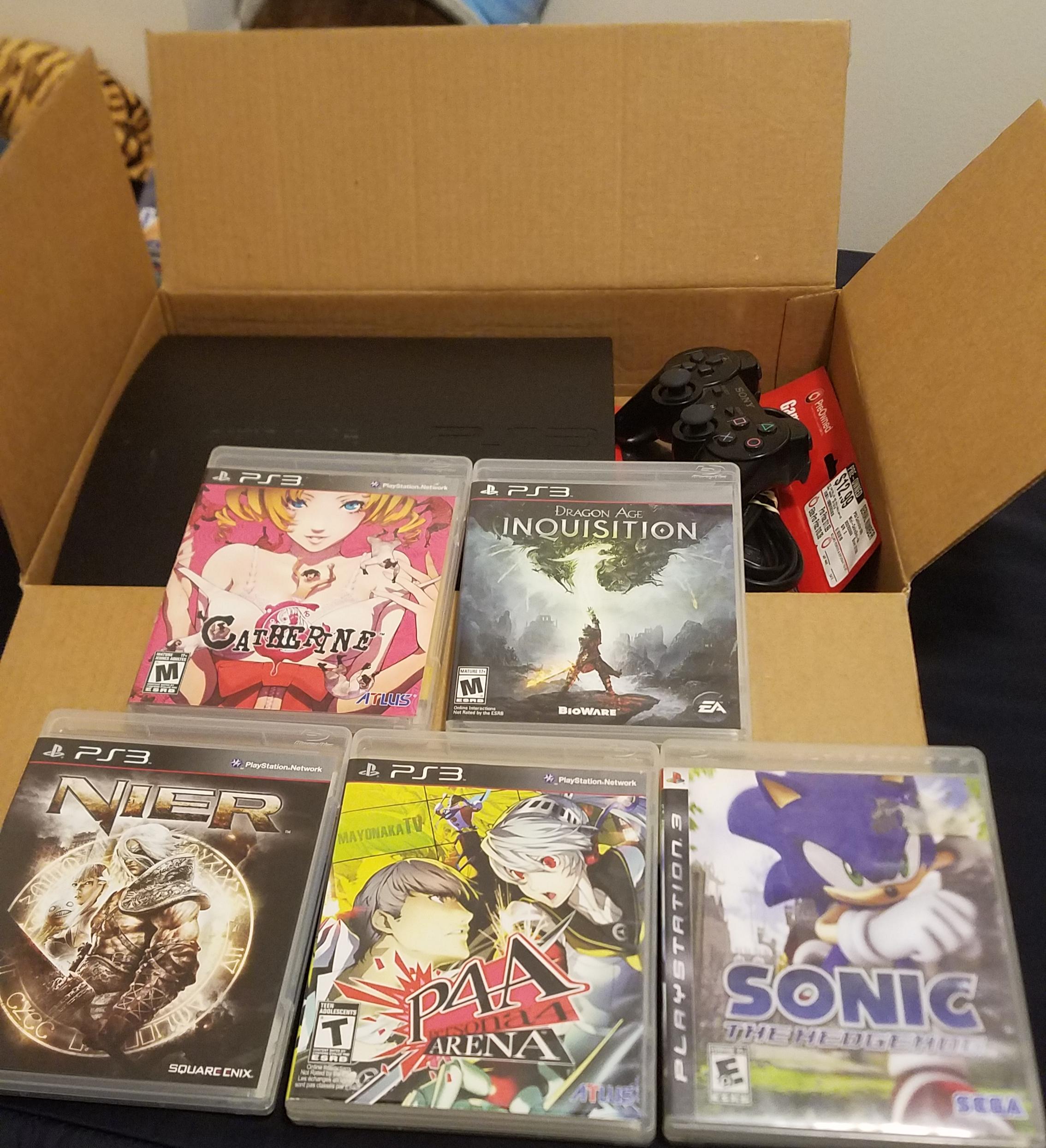 used some black friday sales to finally catch up on the ps3! how's my