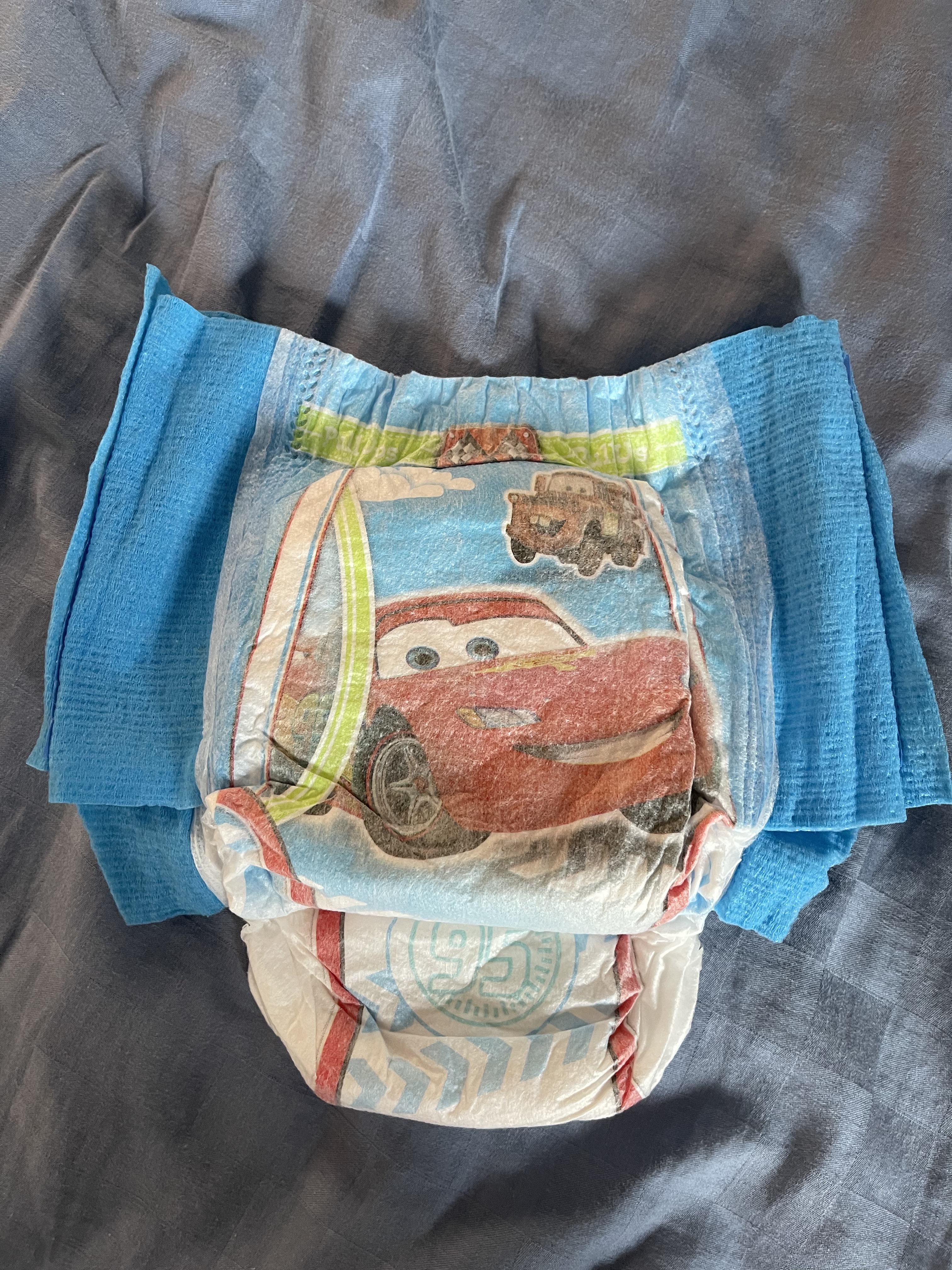 I found some old pull ups!!! 5 years ago my brother used to wear erm