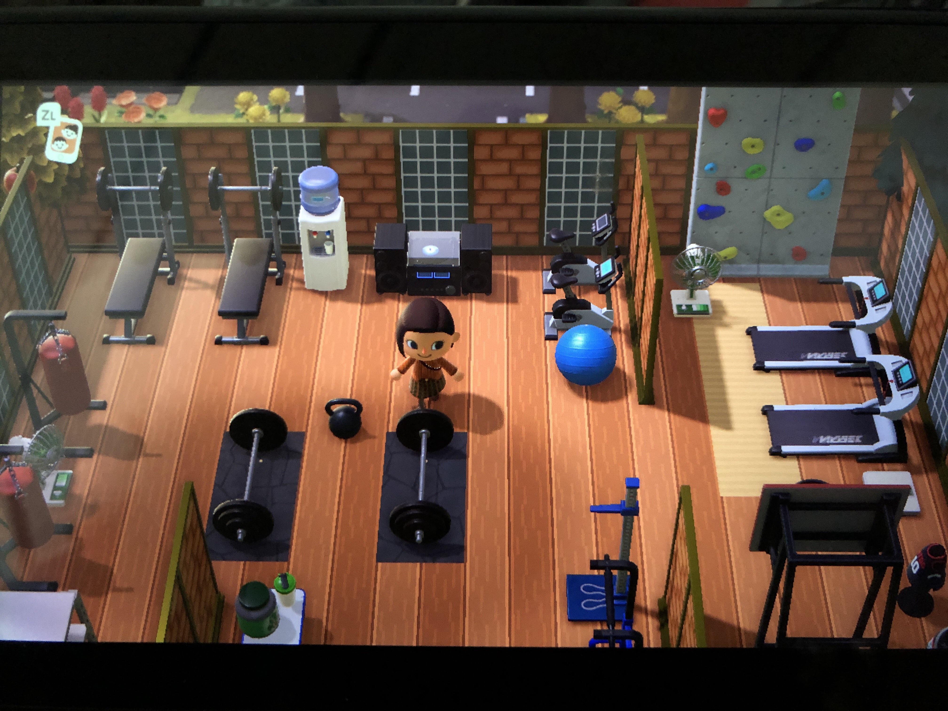 Just finished constructing my little gym! 😩 r/AnimalCrossing