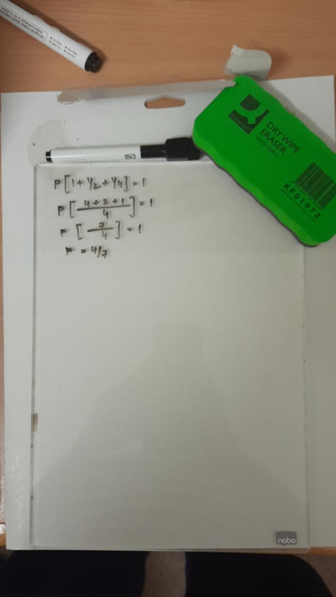 Hello! Is an acrylic whiteboard alright for the at home GRE? I plan on