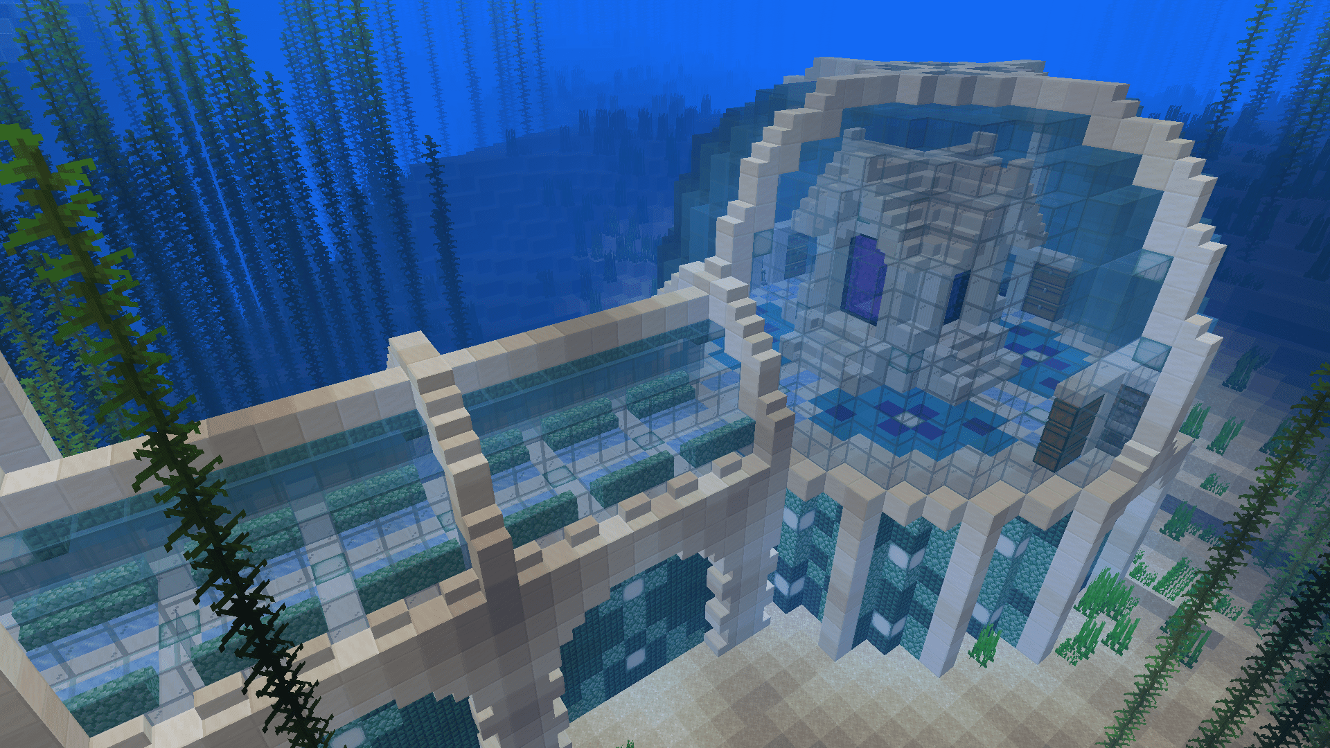 My WIP underwater Stronghold base Minecraft