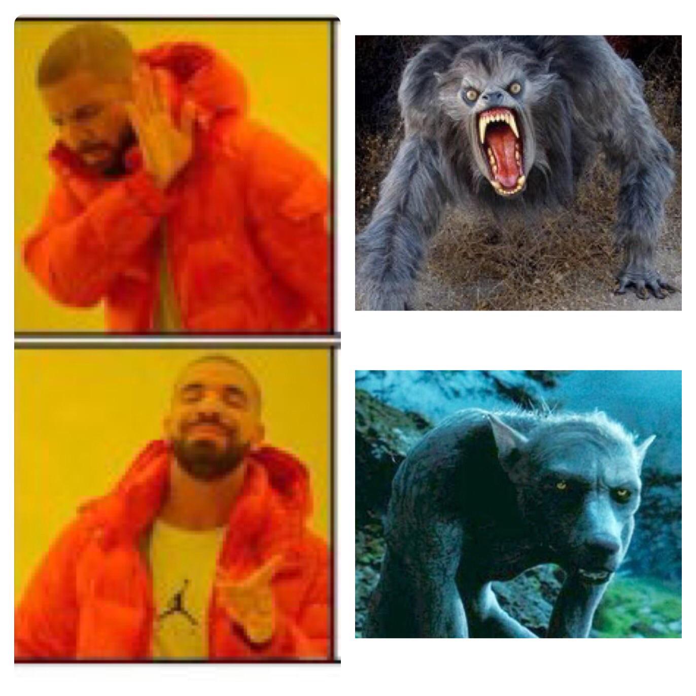 I don’t care what anyone says the Harry Potter movie werewolf is way