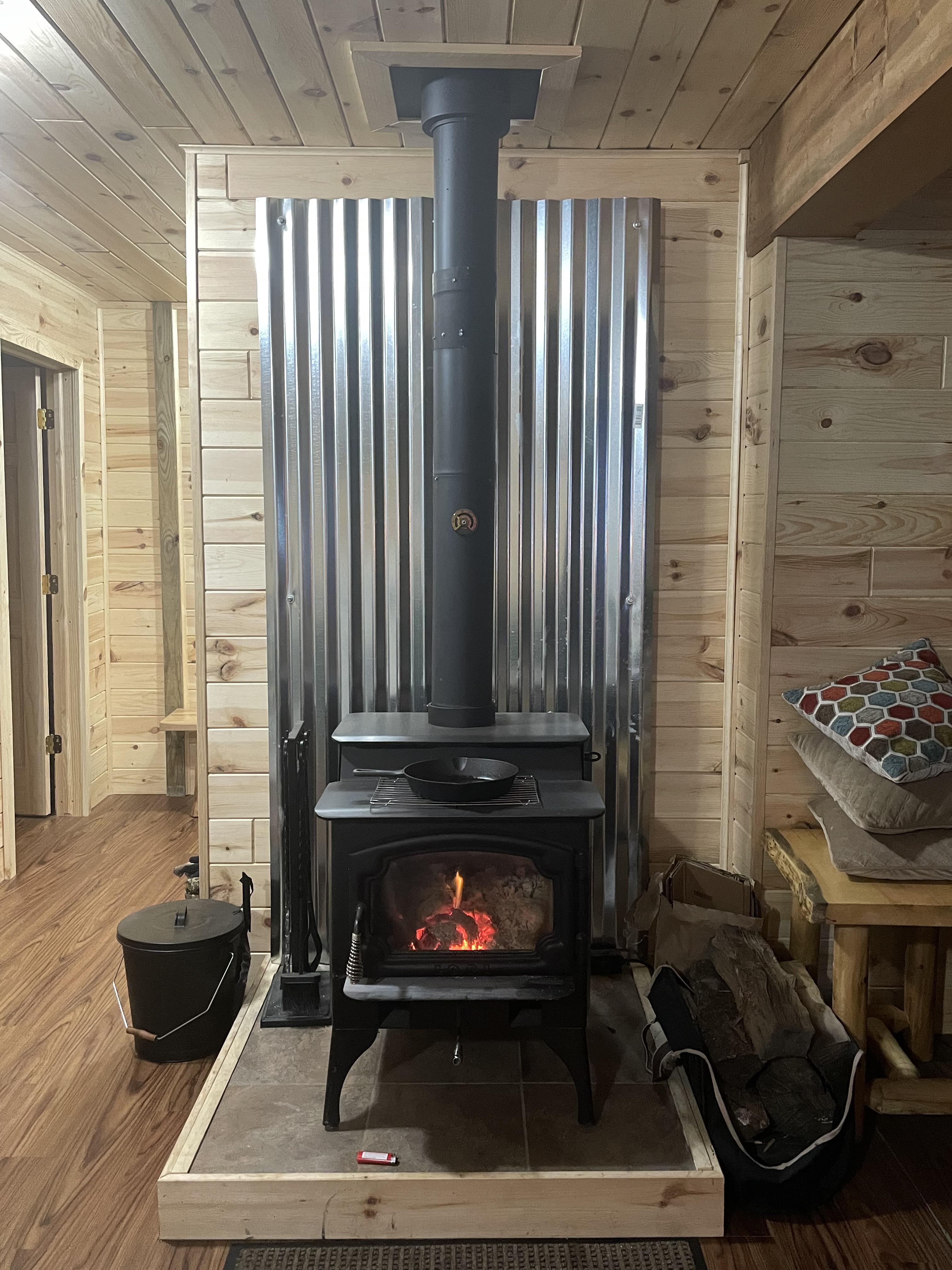 Cabin Wood Burning Stove