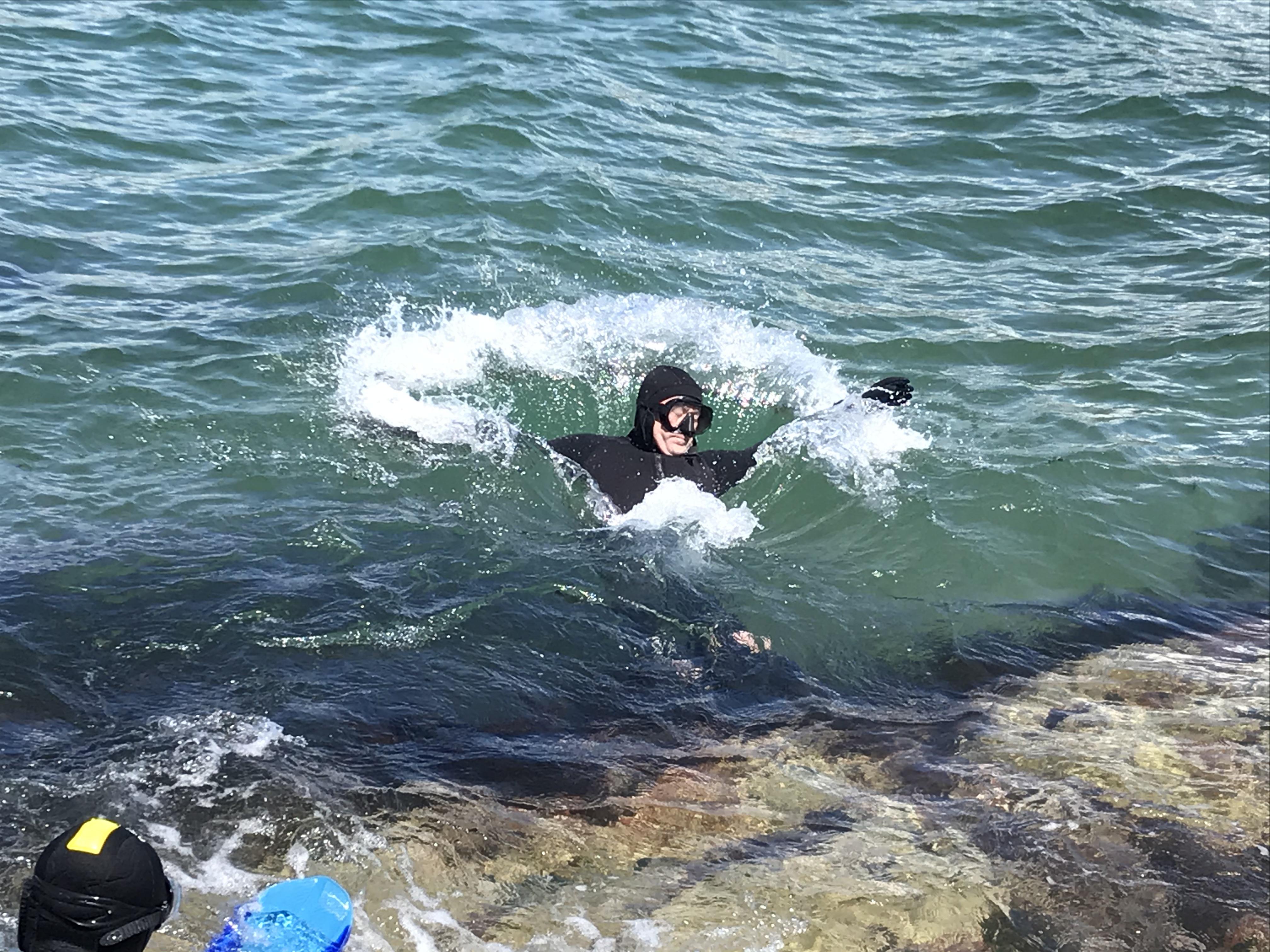 An awesome time swimming and snorkelling in the East Atlantic Ocean