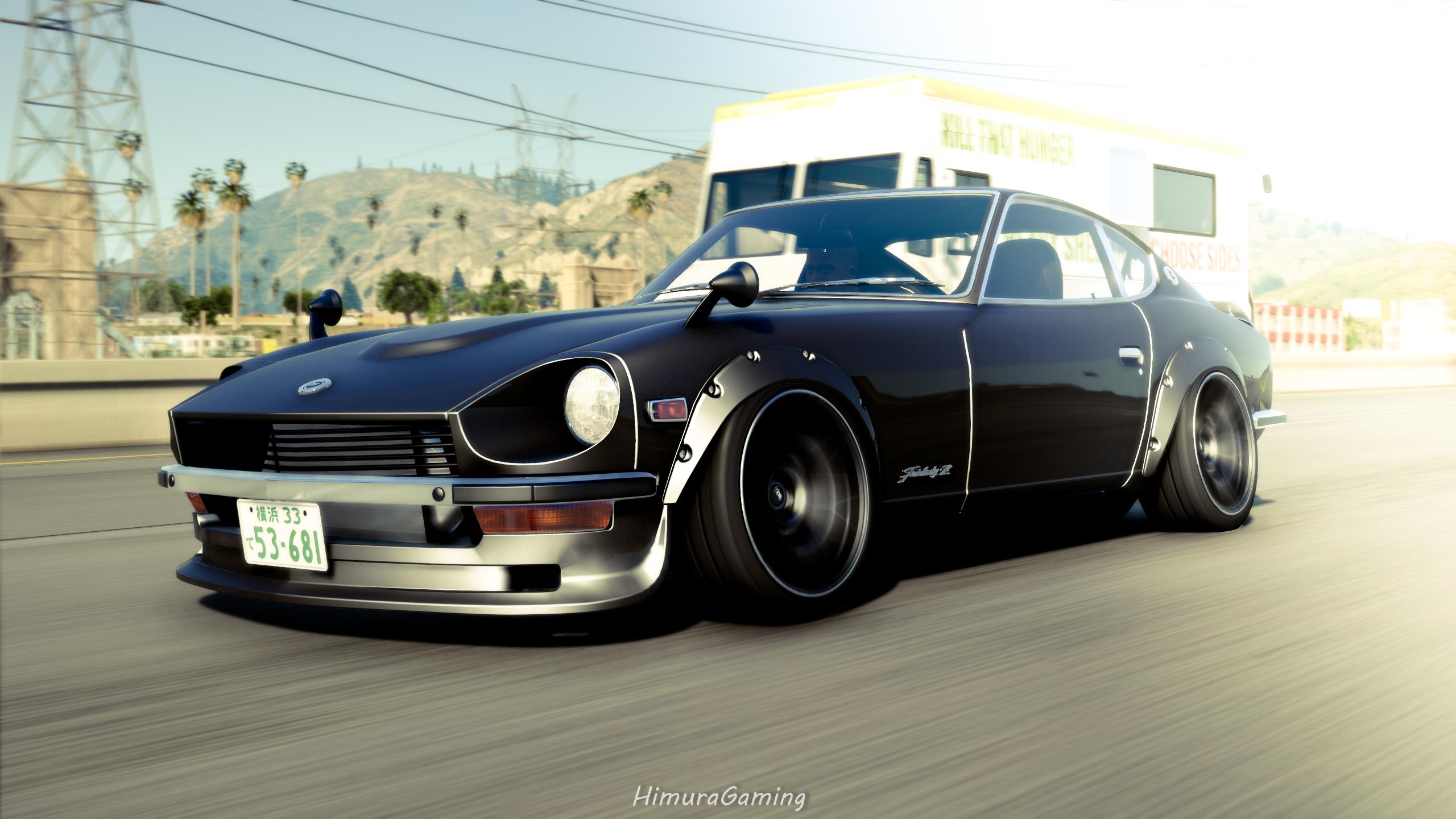 Nissan fairlady Z car mod for GTA V D with my custom graphics r/GTAV