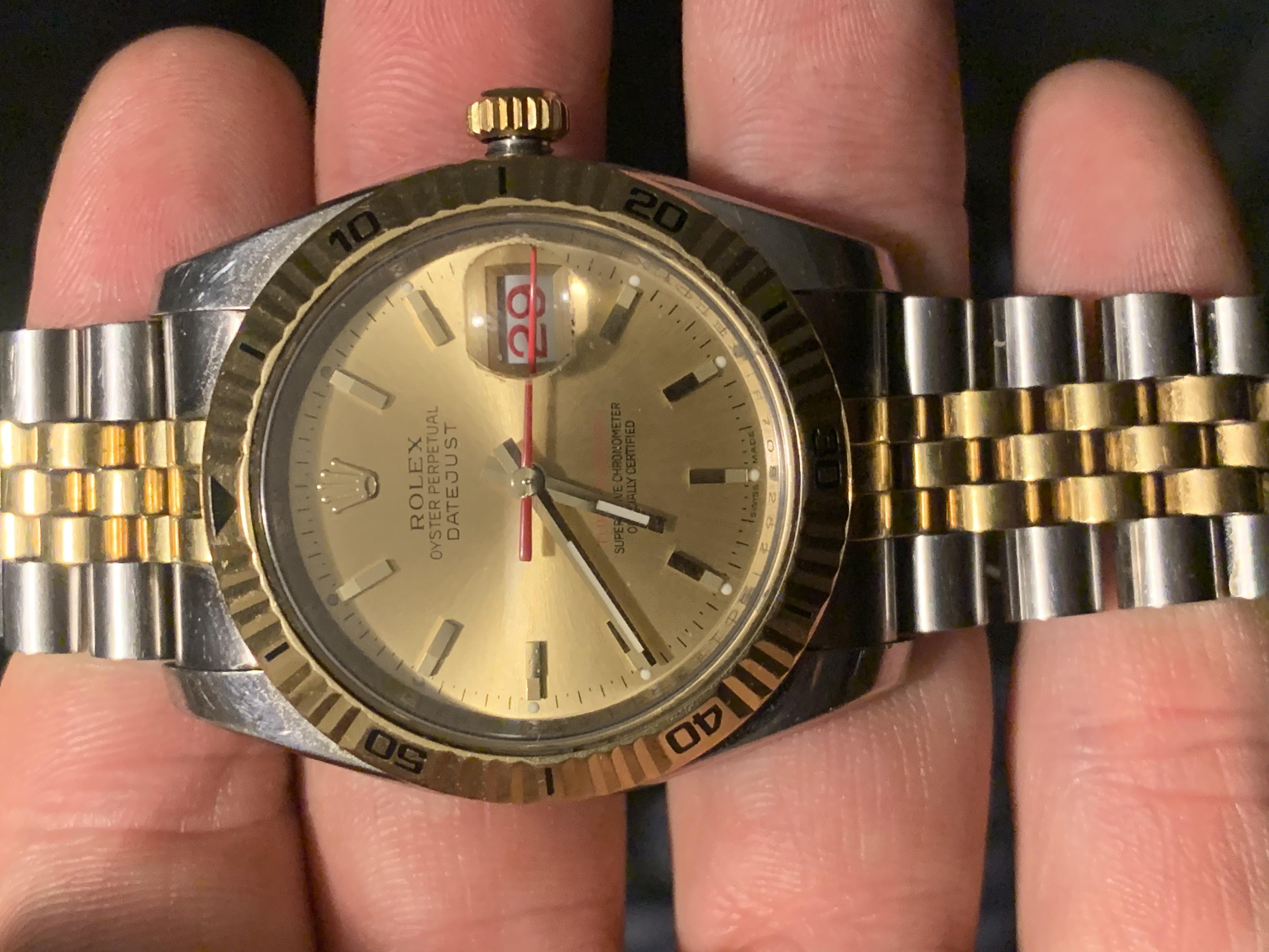 [Rolex Datejust TurnOGraph Champagne] Anyone can check if it's legit or not? some say a Rolex