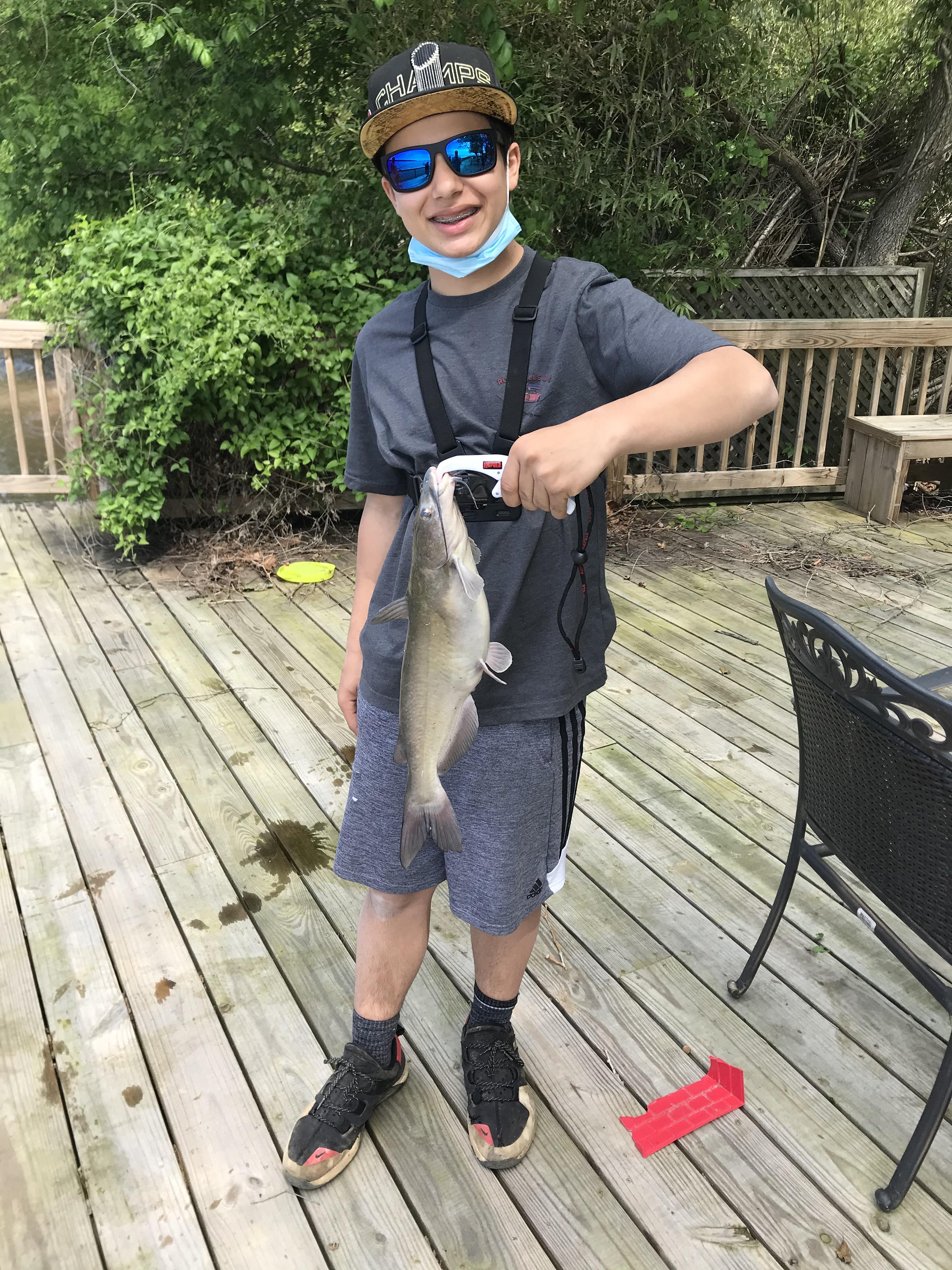 I caught a nice channel catfish, First one of 2020!🐟🐟🐟 : r/MarylandFishing