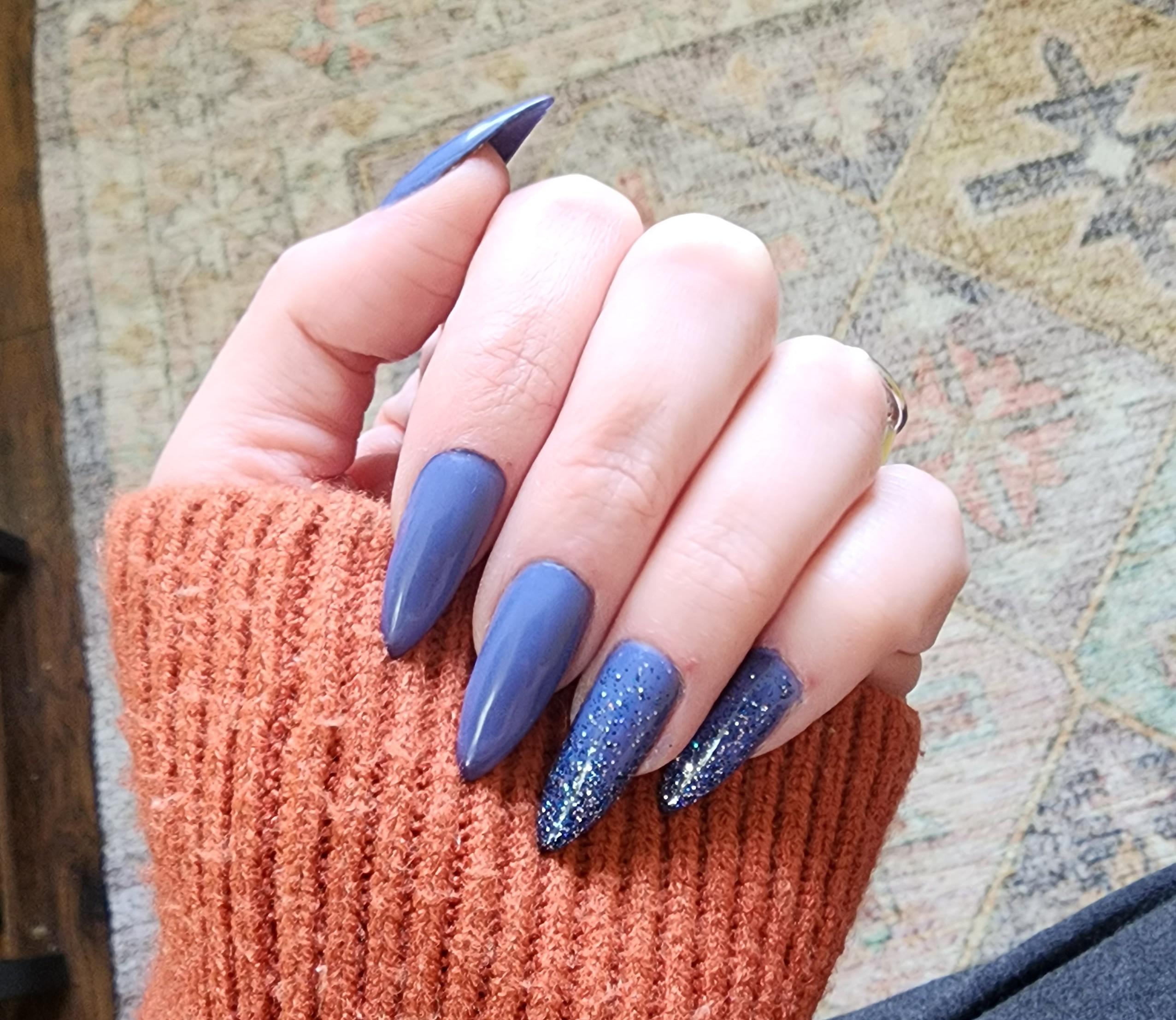 I started doing my own nails a few months ago, after a nail tech