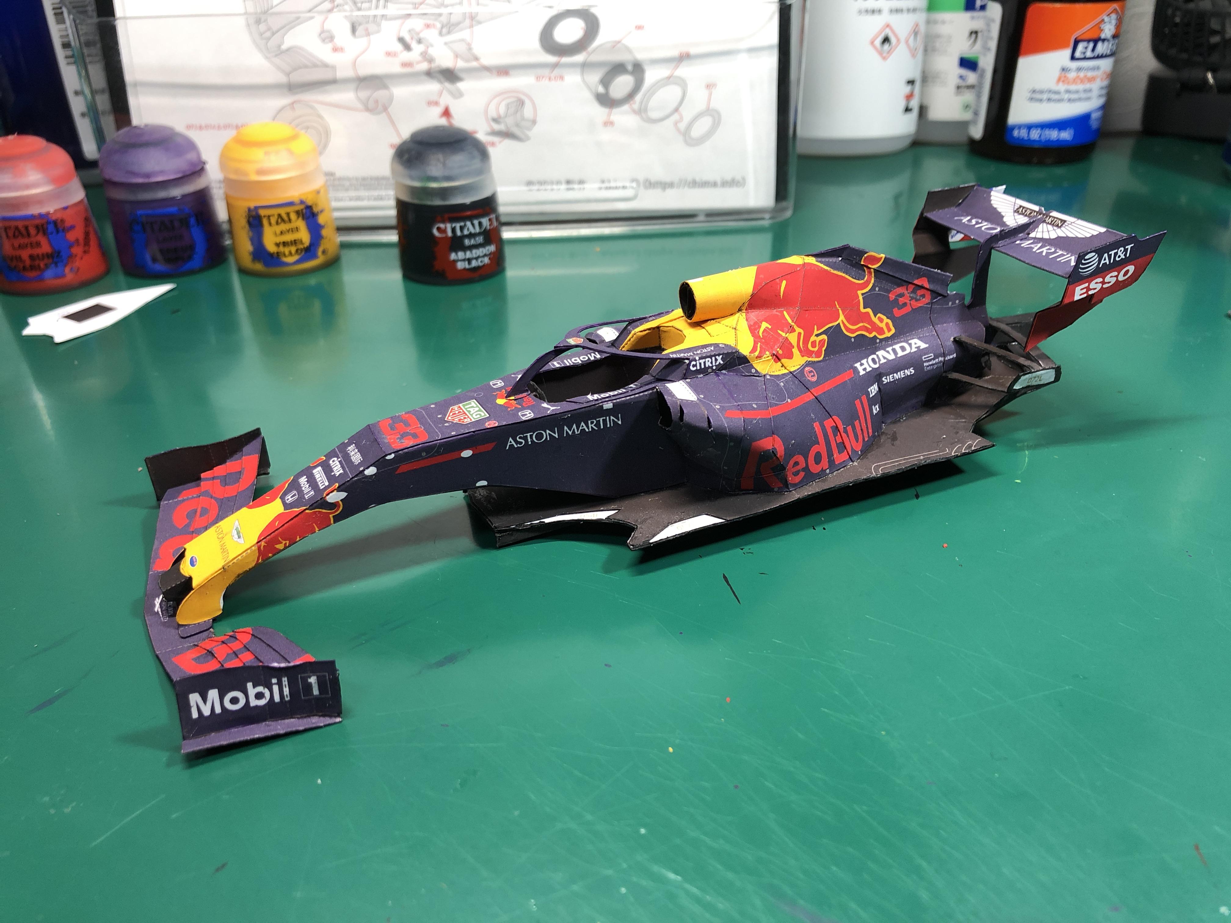 The RB15 paper build is starting to come together!!! Hopefully, I