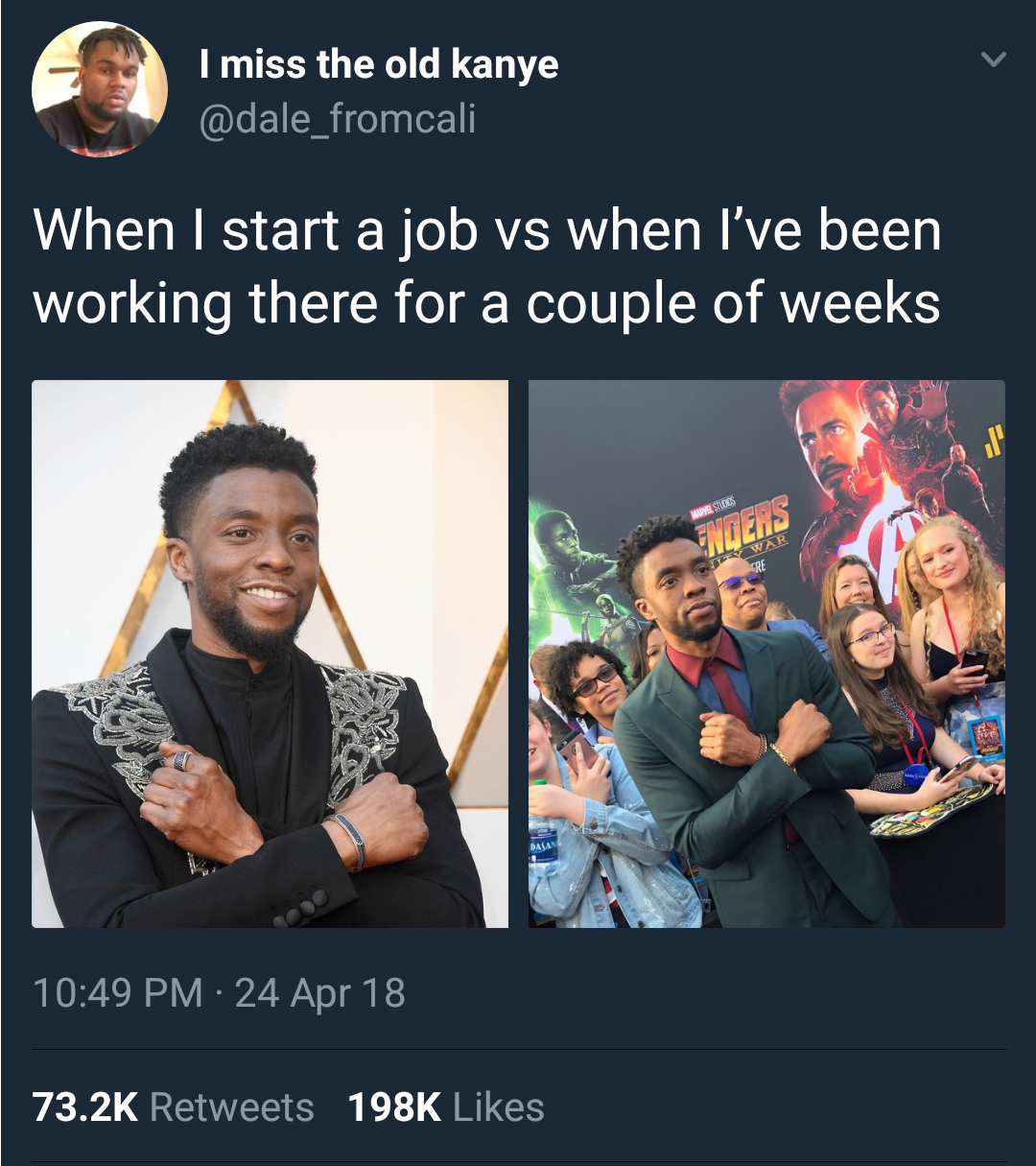 Chadwick Boseman's Wakanda Forever Pose Meme marvelstudios