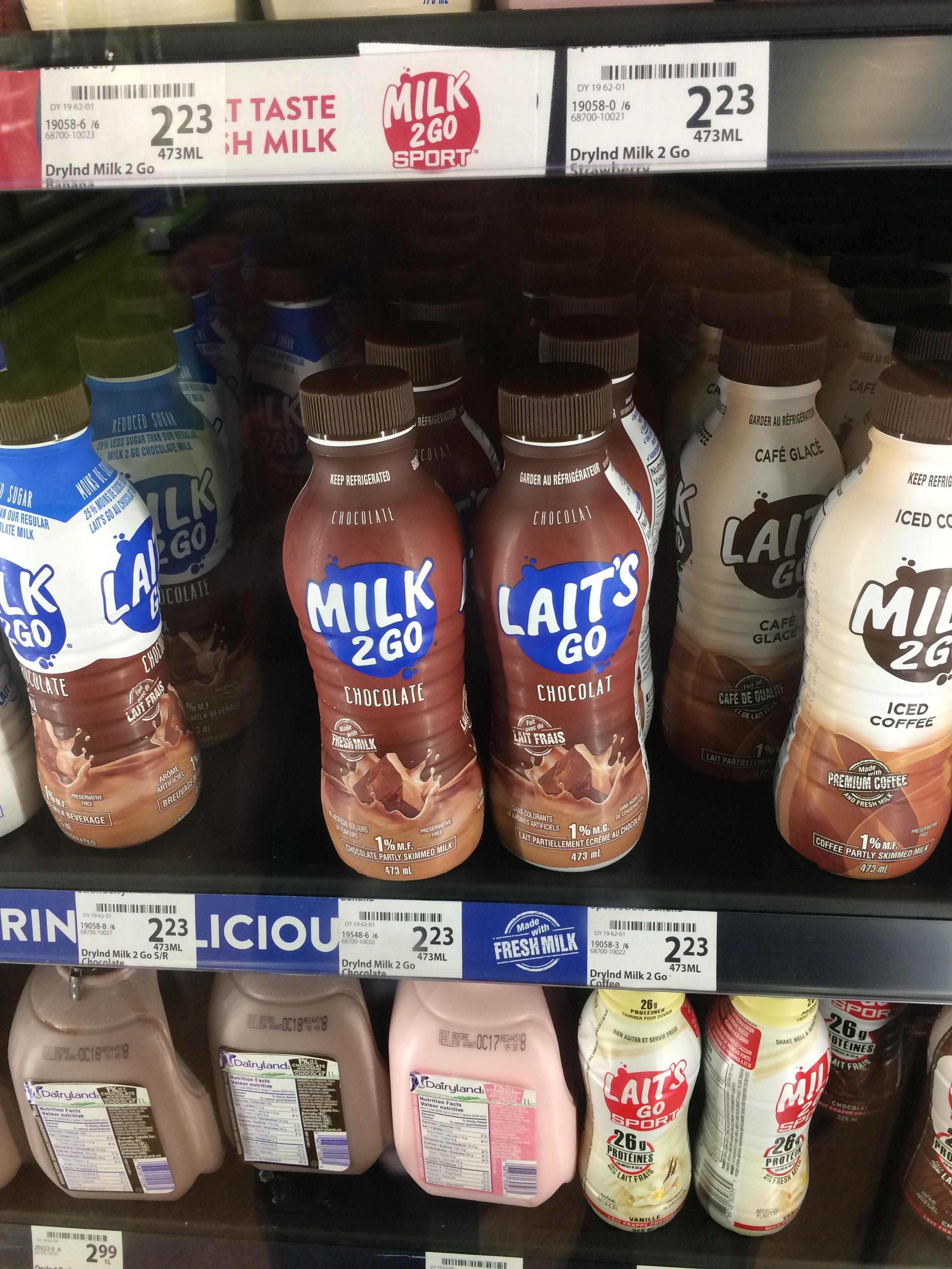 The French name for this Canadian chocolate milk is a pretty good pun
