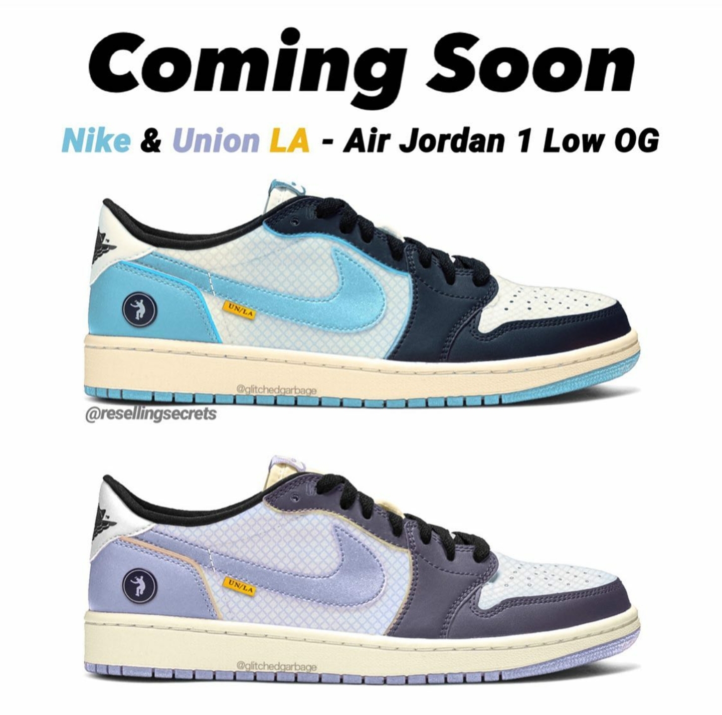 Union Air Jordan 1 Lows collab scheduled to be released near the end of