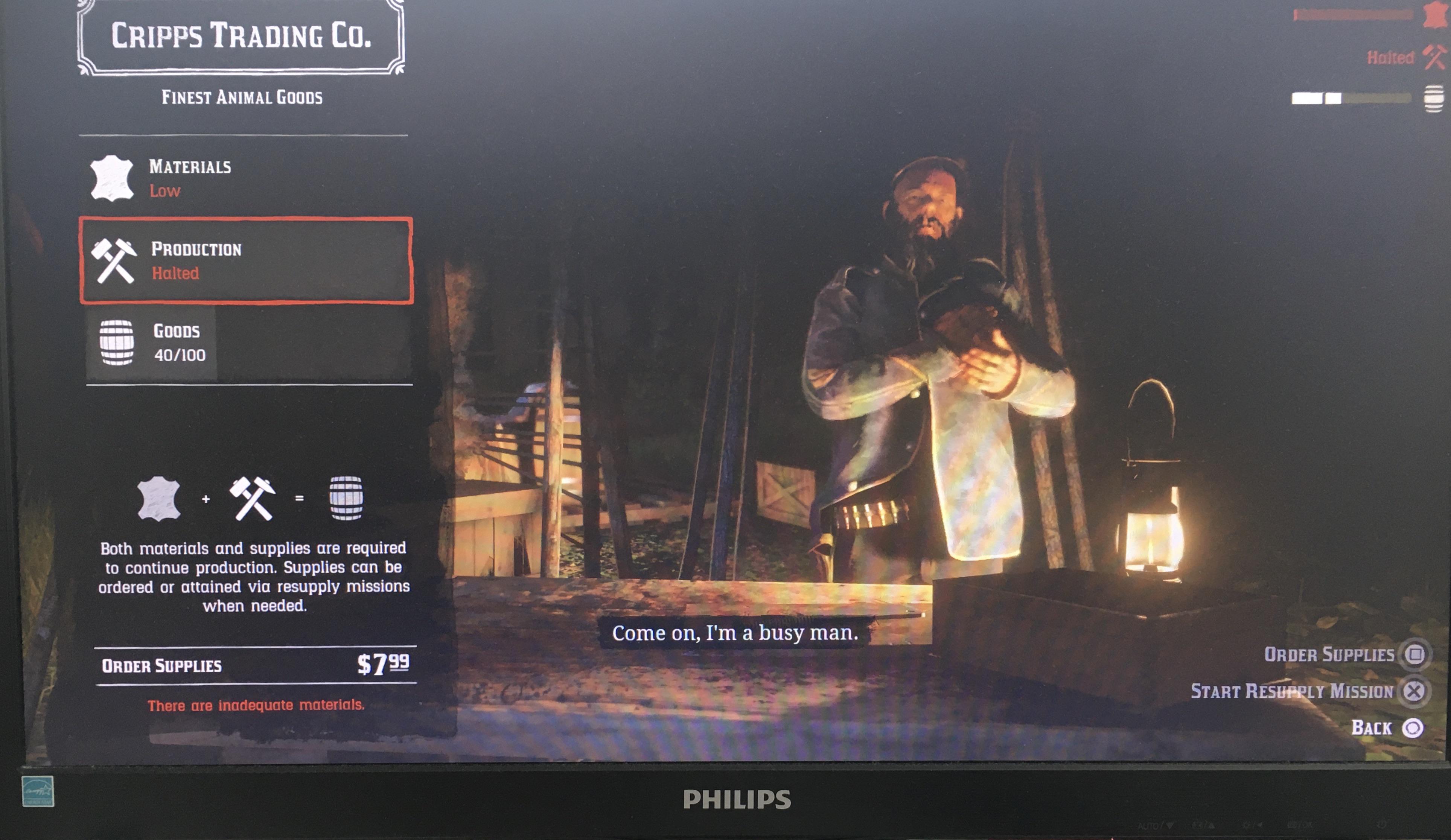 Why I can’t start resupply mission? Please help! And how to level up