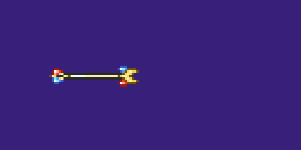 Laser beam staff by selrate r/AnimatedPixelArt